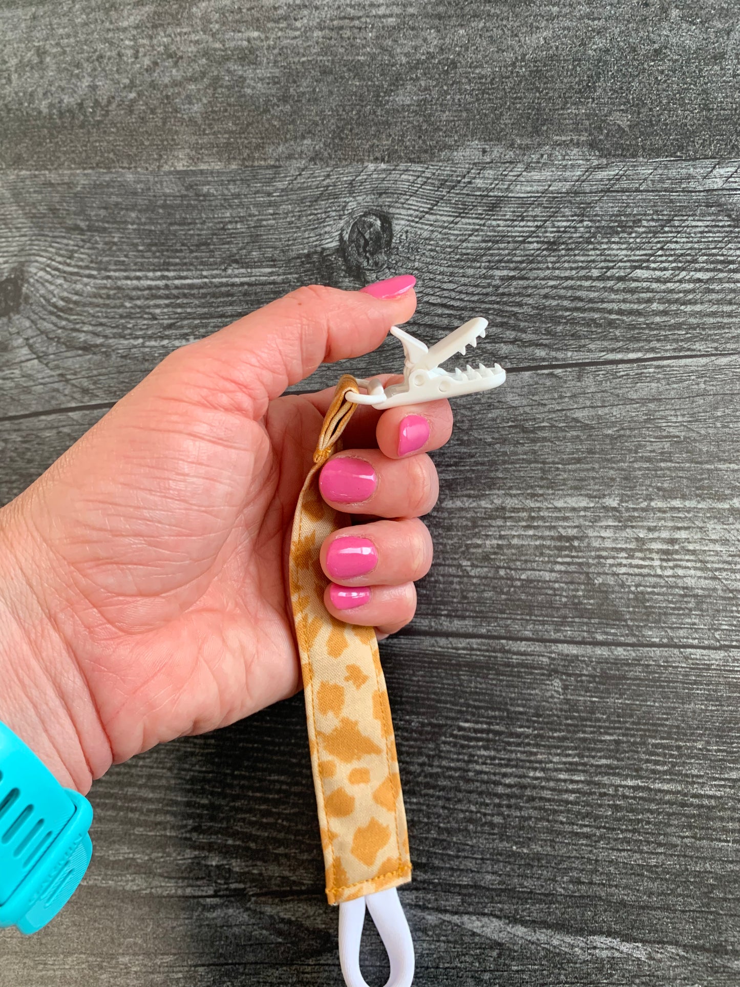 Giraffe Print - Paci Clip