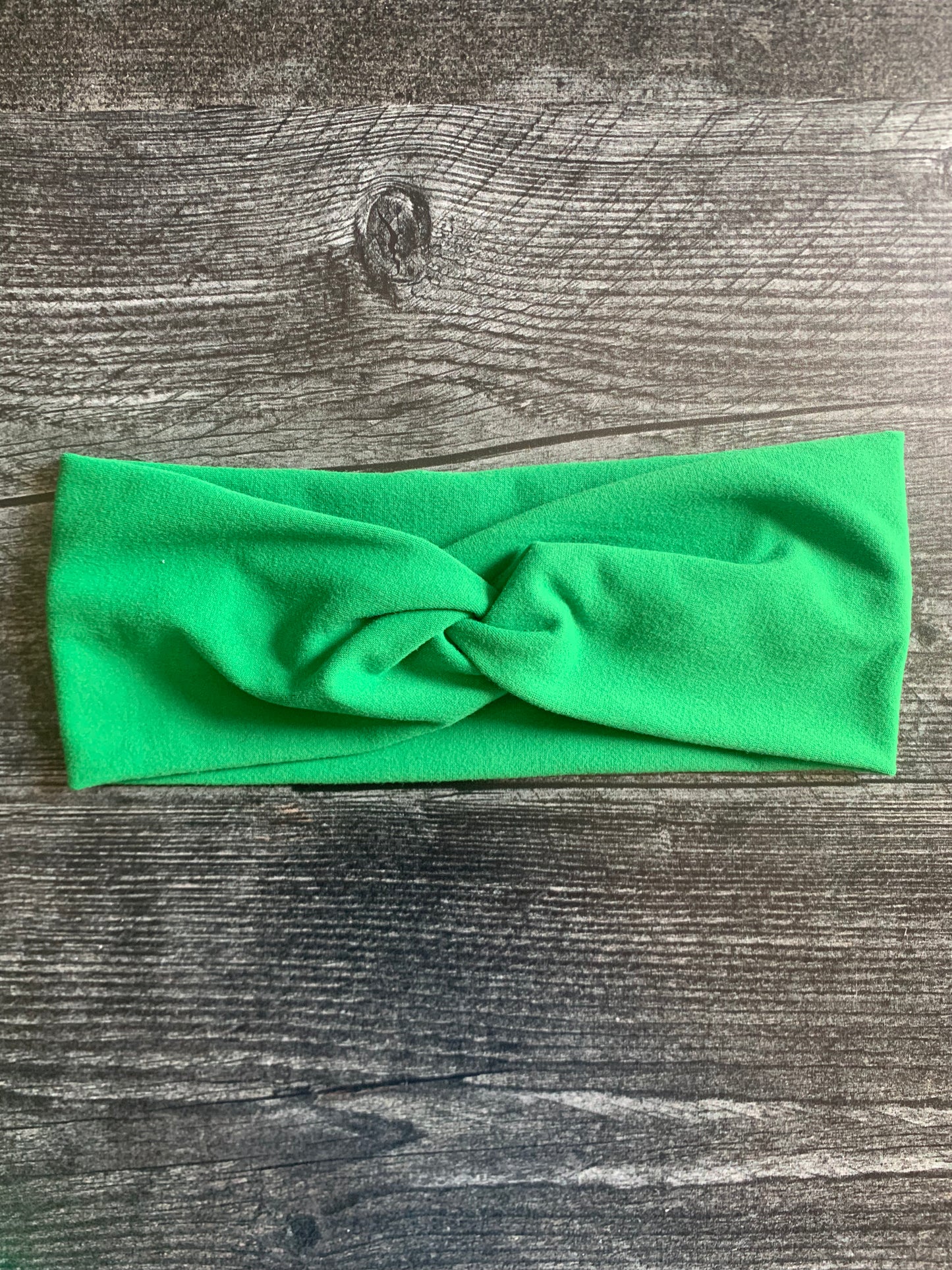 Kelly Green - Twisted Knit Headbands