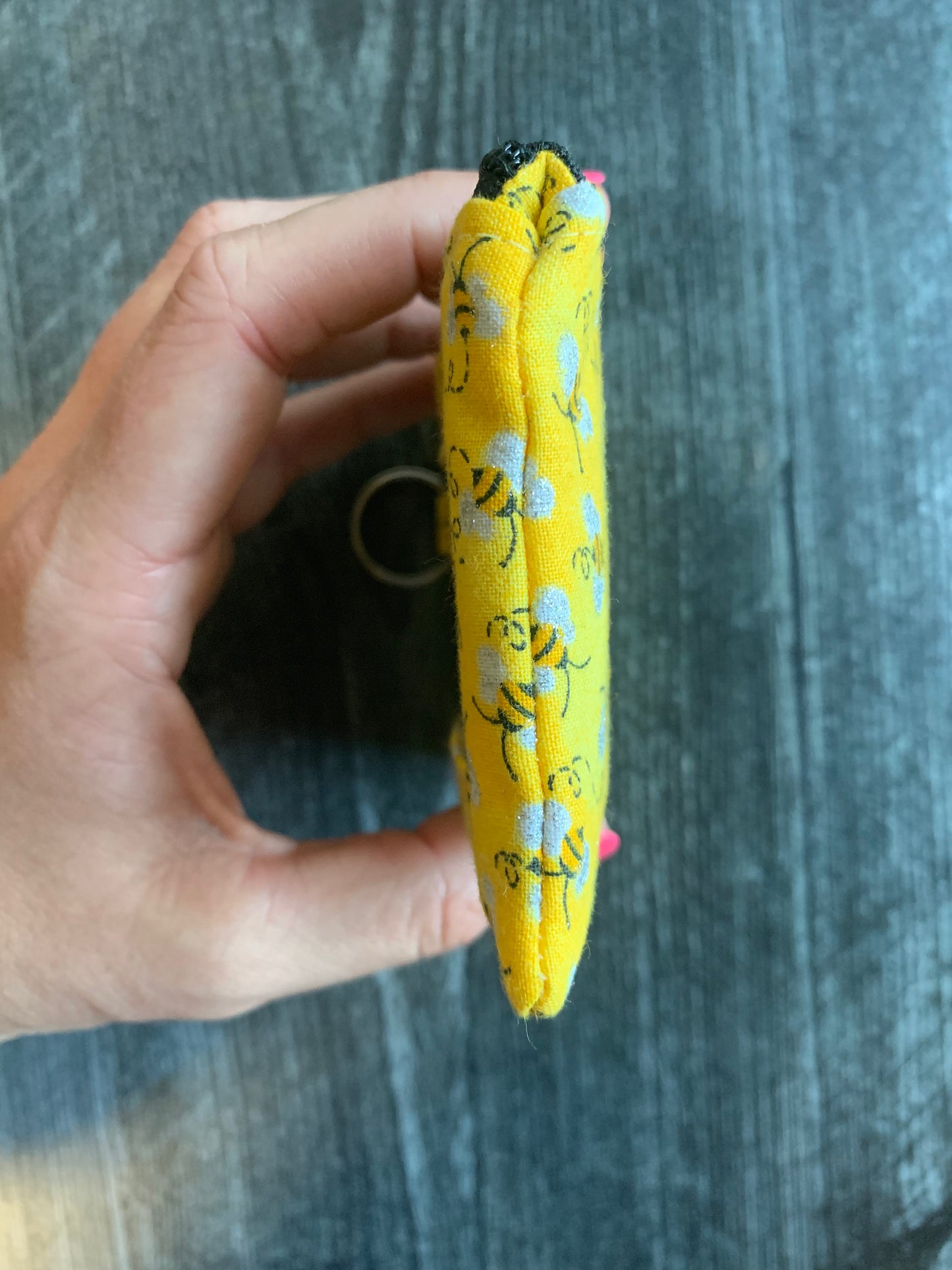 Sparkly Bees - Lanyard/Keychain Wallet