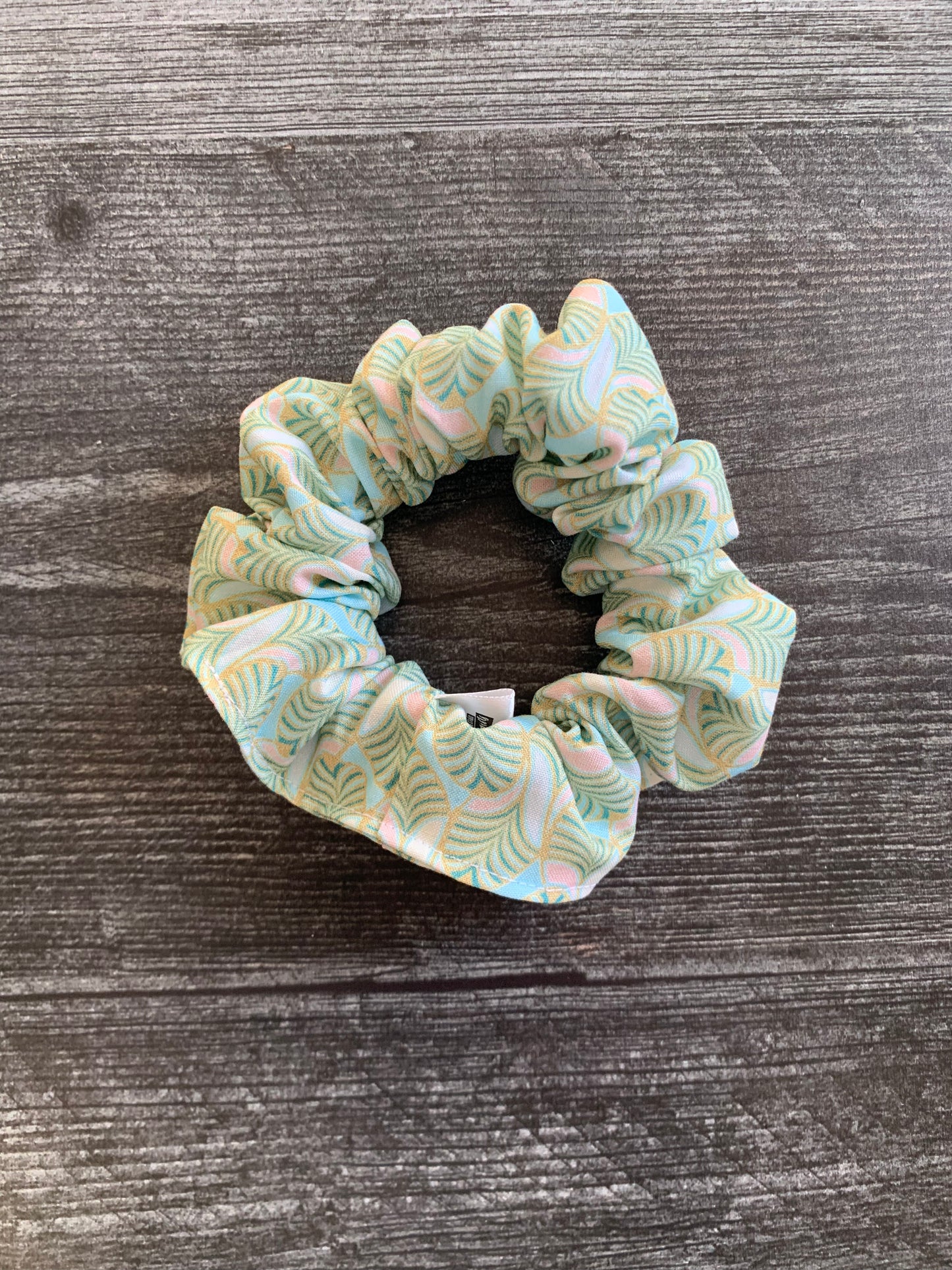 Geometric Pastels - Cotton Scrunchie