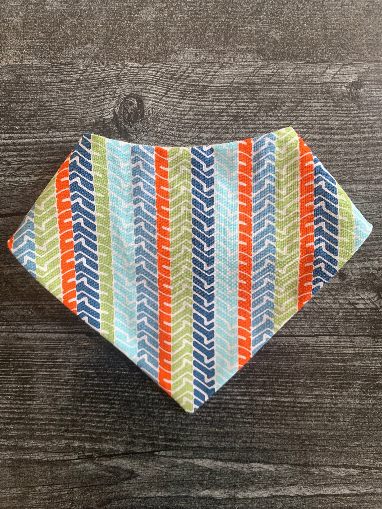 Tire Tracks - Infant/Toddler Bandana Bib