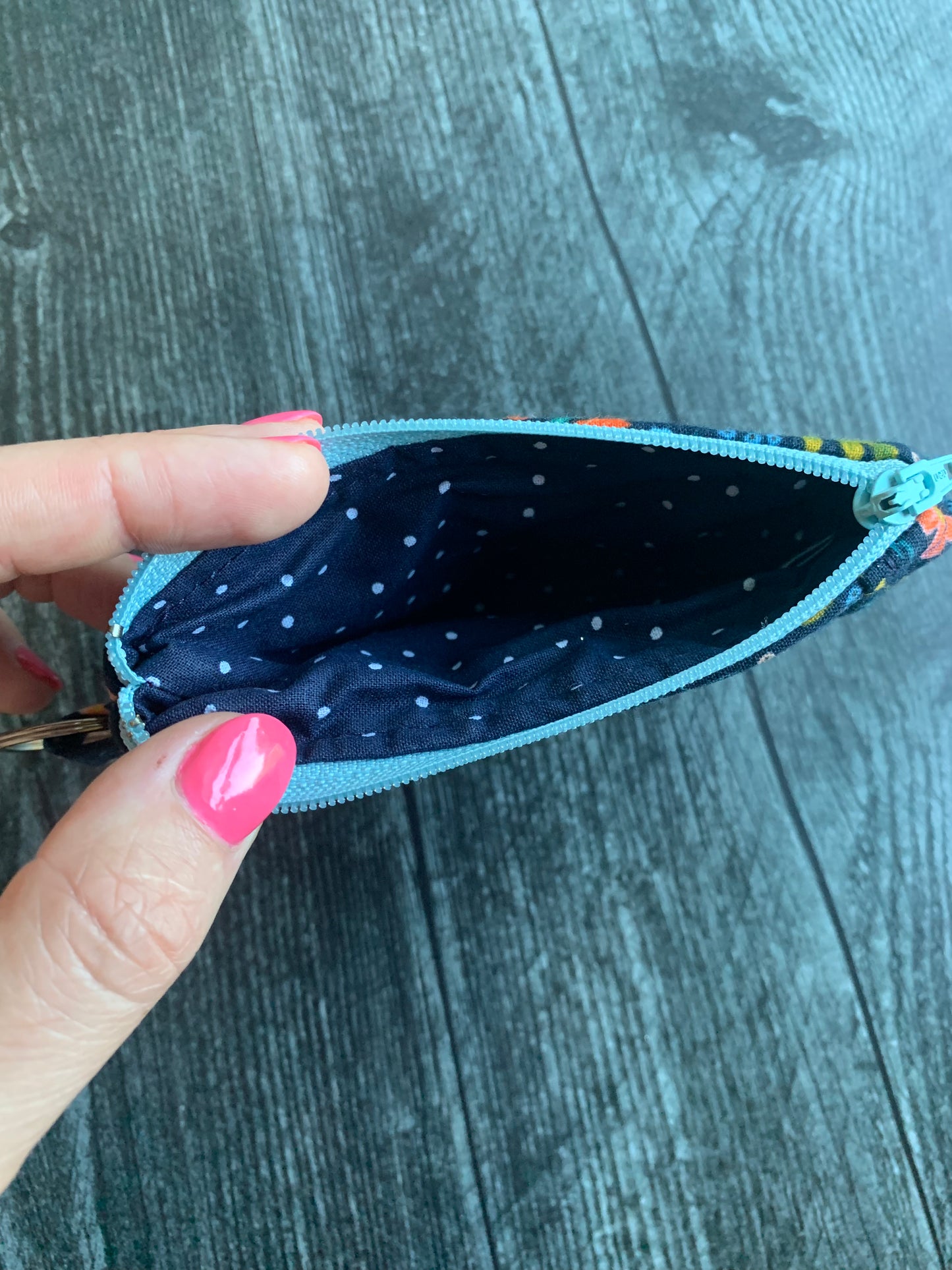 Wildwood Navy - Lanyard/Keychain Wallet