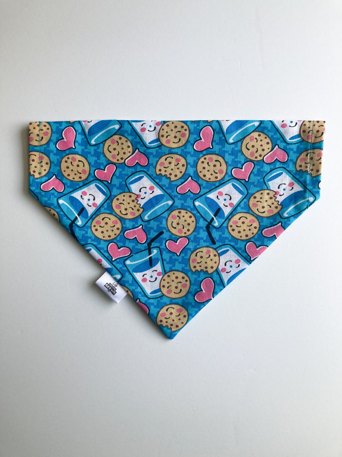 Smiling Milk and Cookies - Pet Bandana