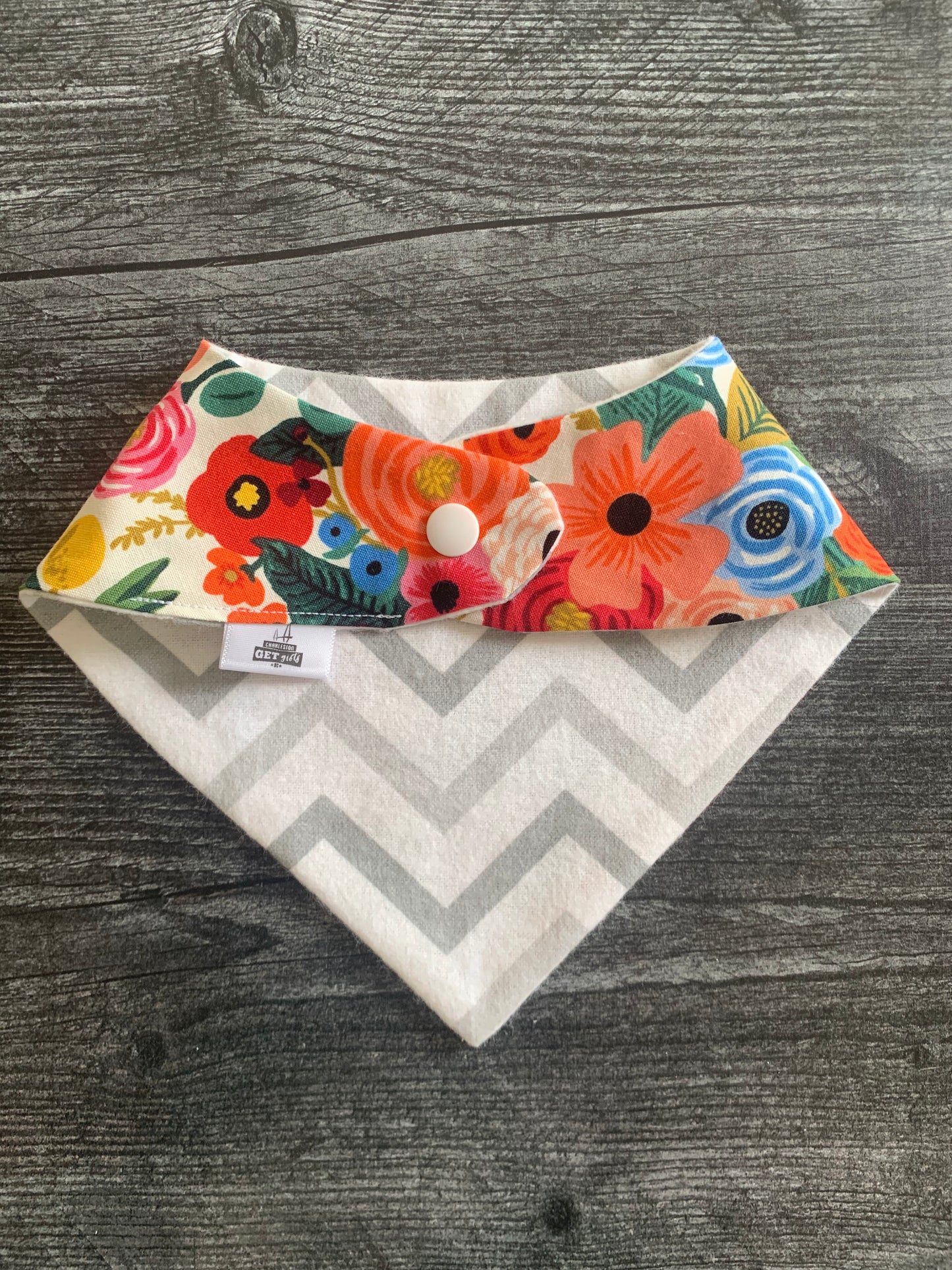 Garden Party Cream - Infant/Toddler Bandana Bib
