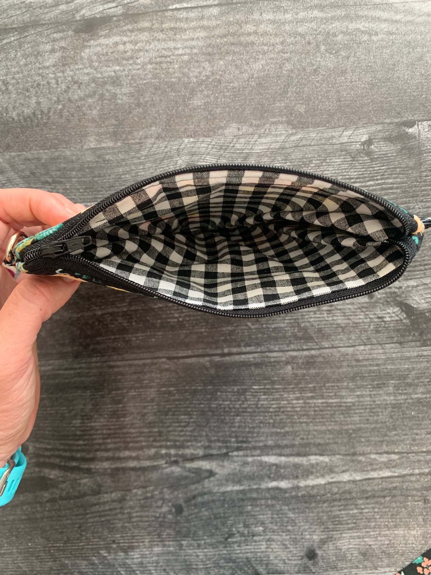 Birch Black - Zippered Pouch (Medium Sized)