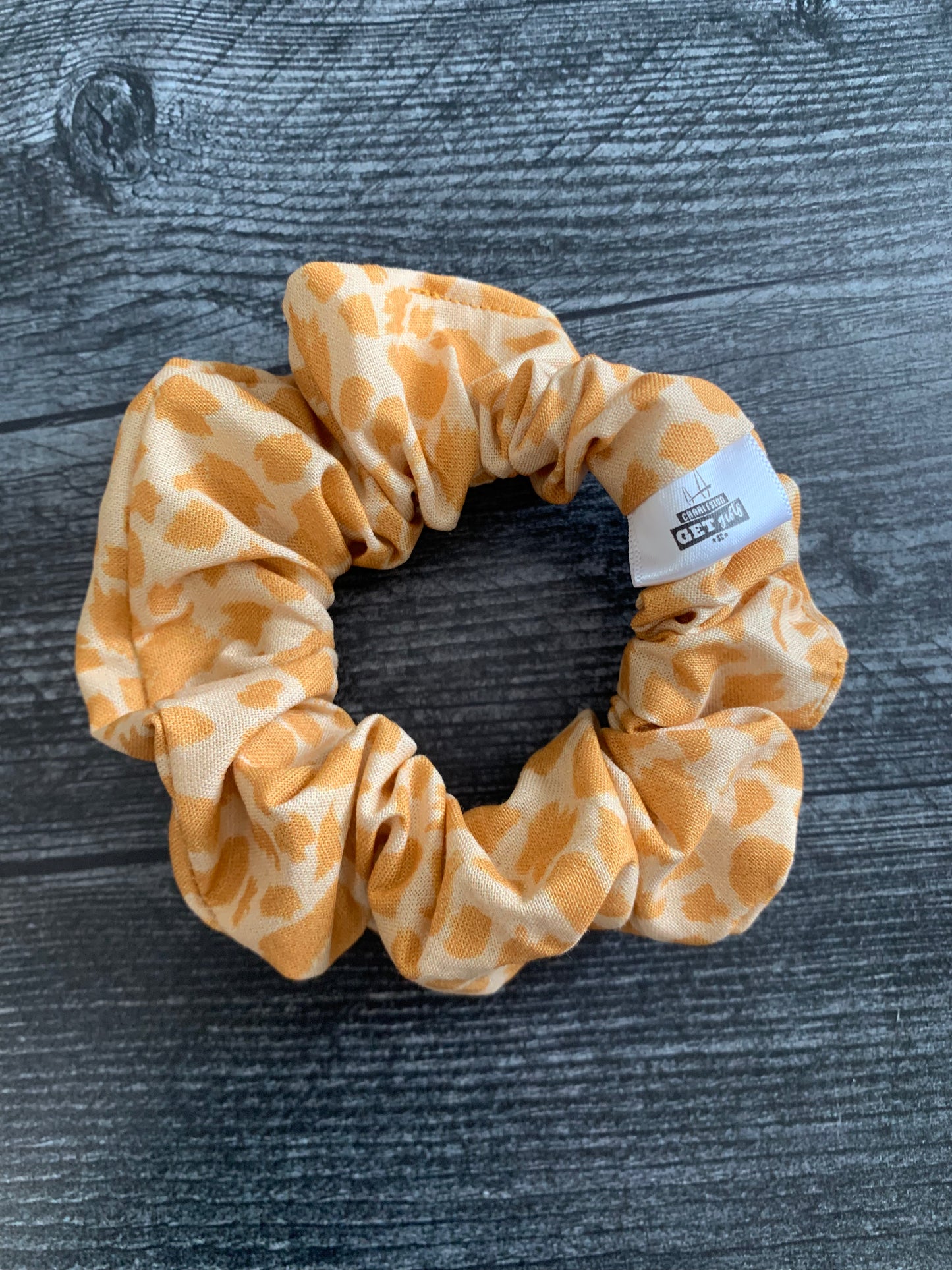 Giraffe Print - Cotton Scrunchie