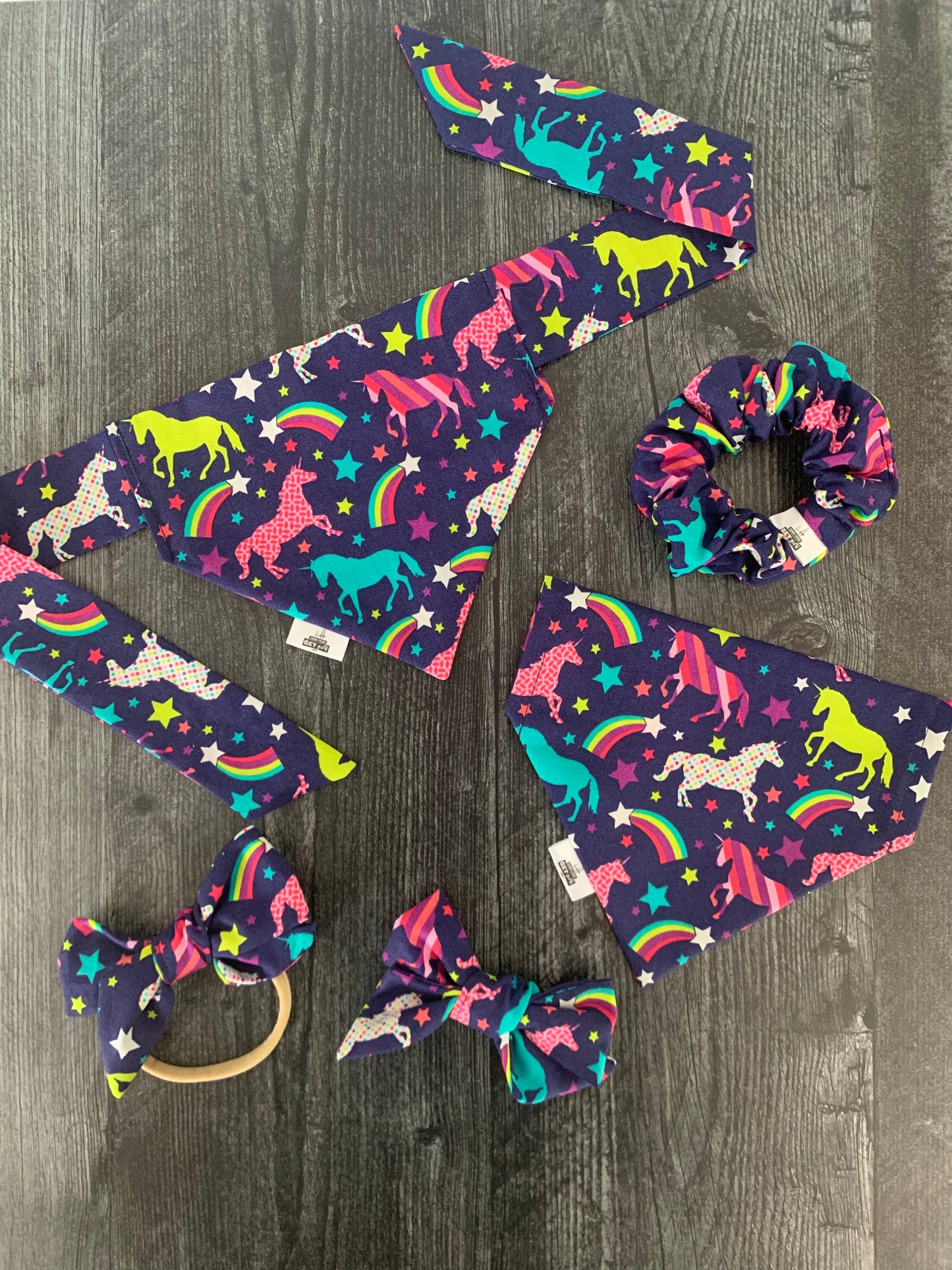 Unicorns and Rainbows - Pet Bandana