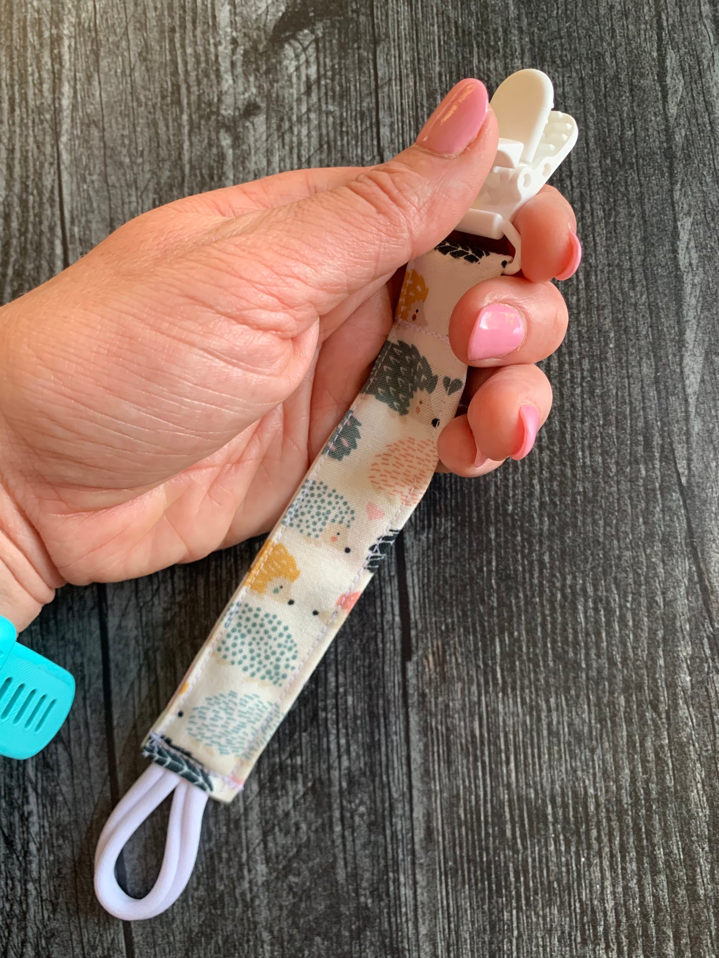 Prickles Hedgehog - Paci Clip