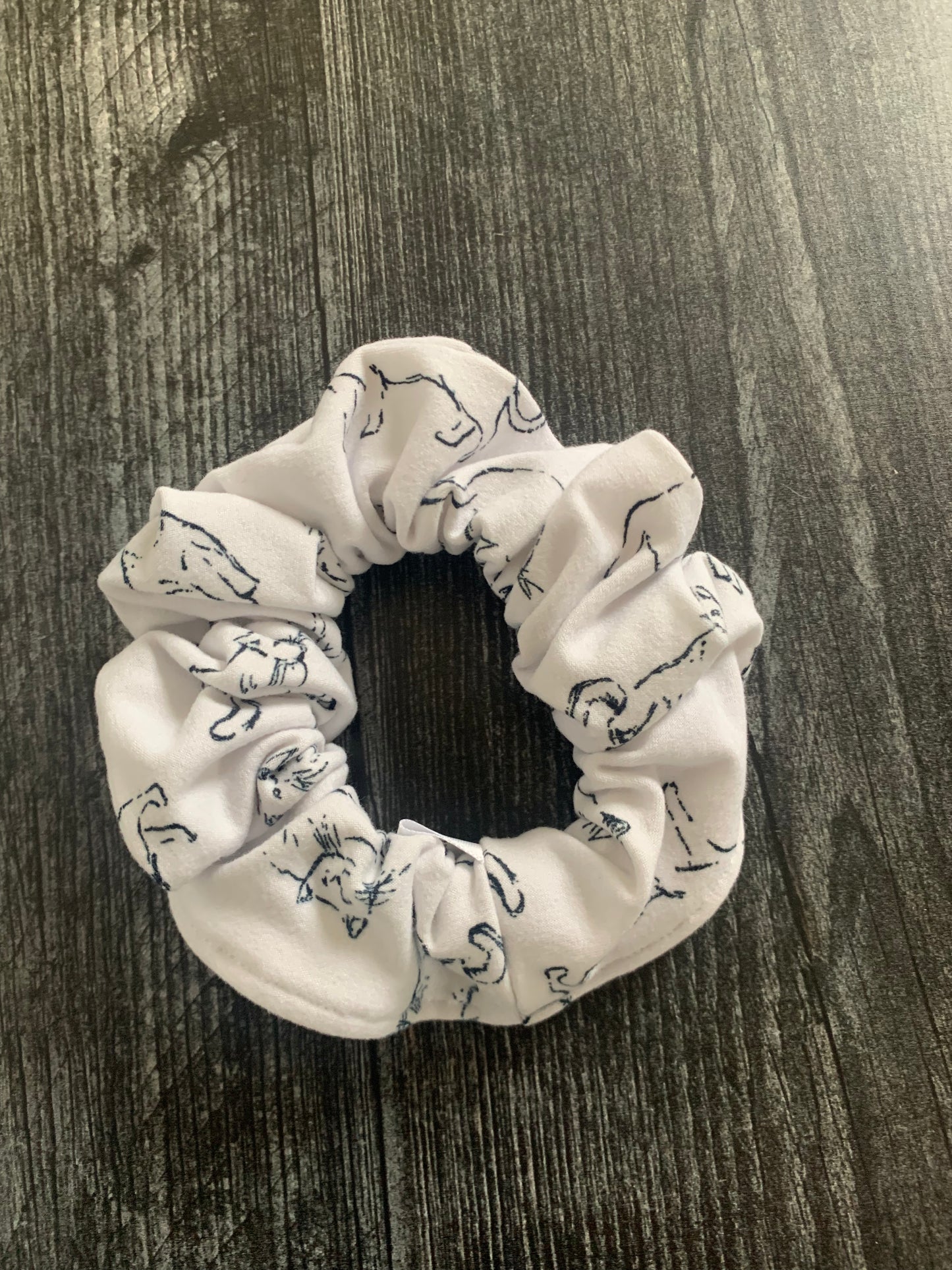 Cats - Knit Scrunchie