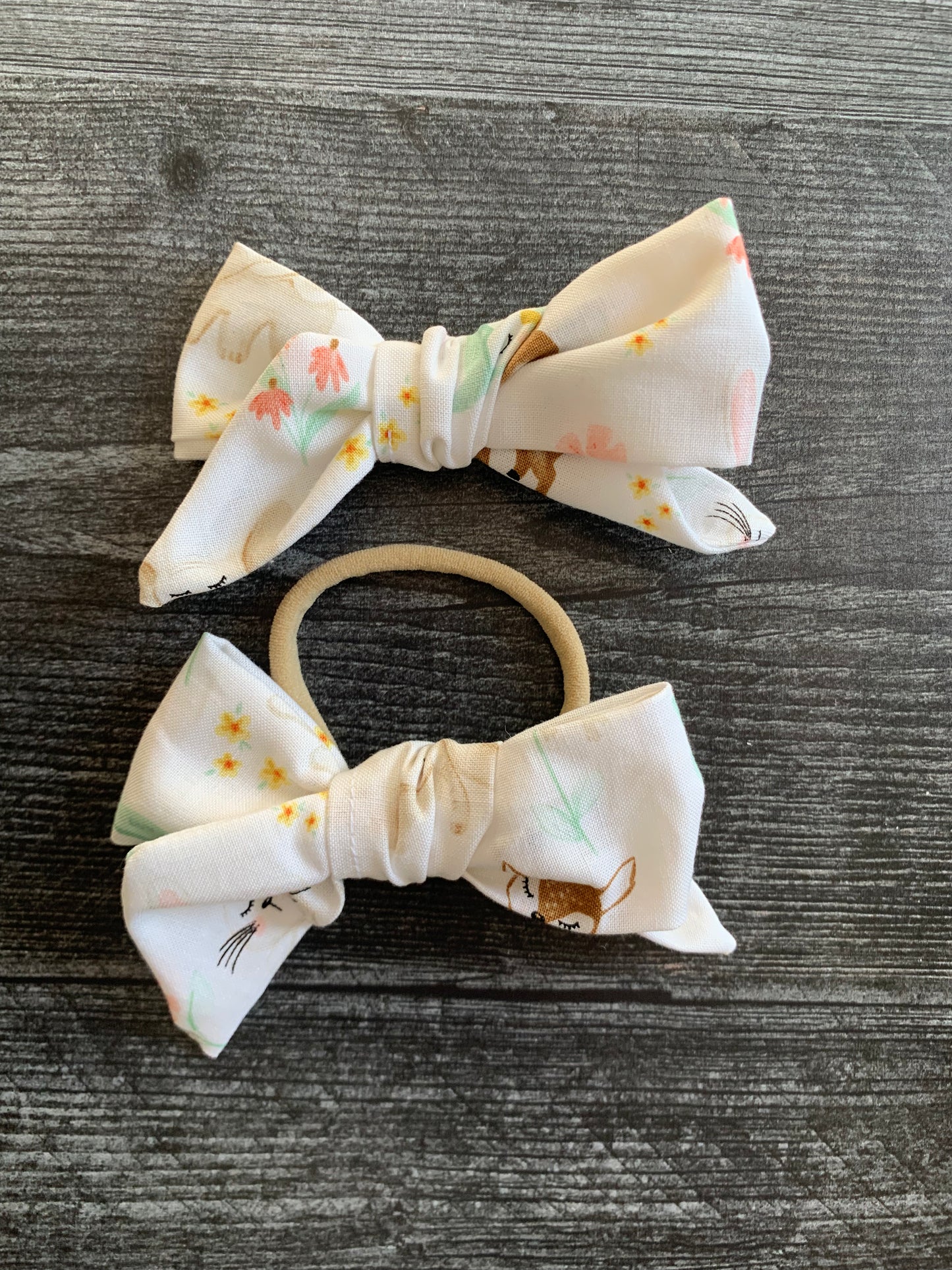 Sleepy Woodland Animals - Hair Bows