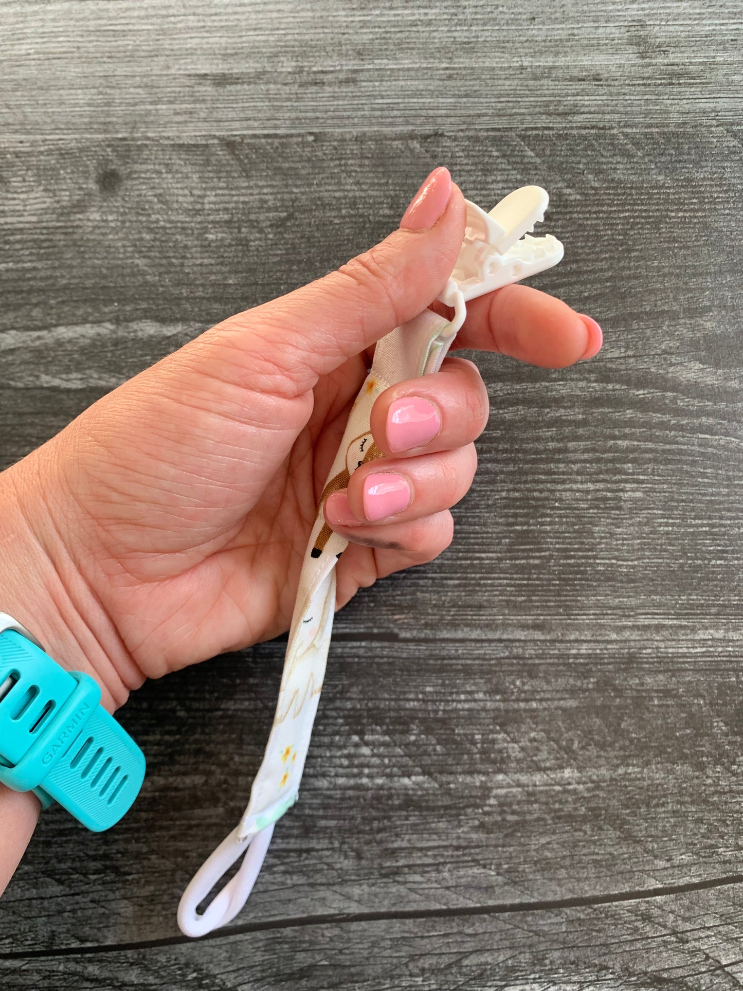 Sleepy Woodland Animals - Paci Clip