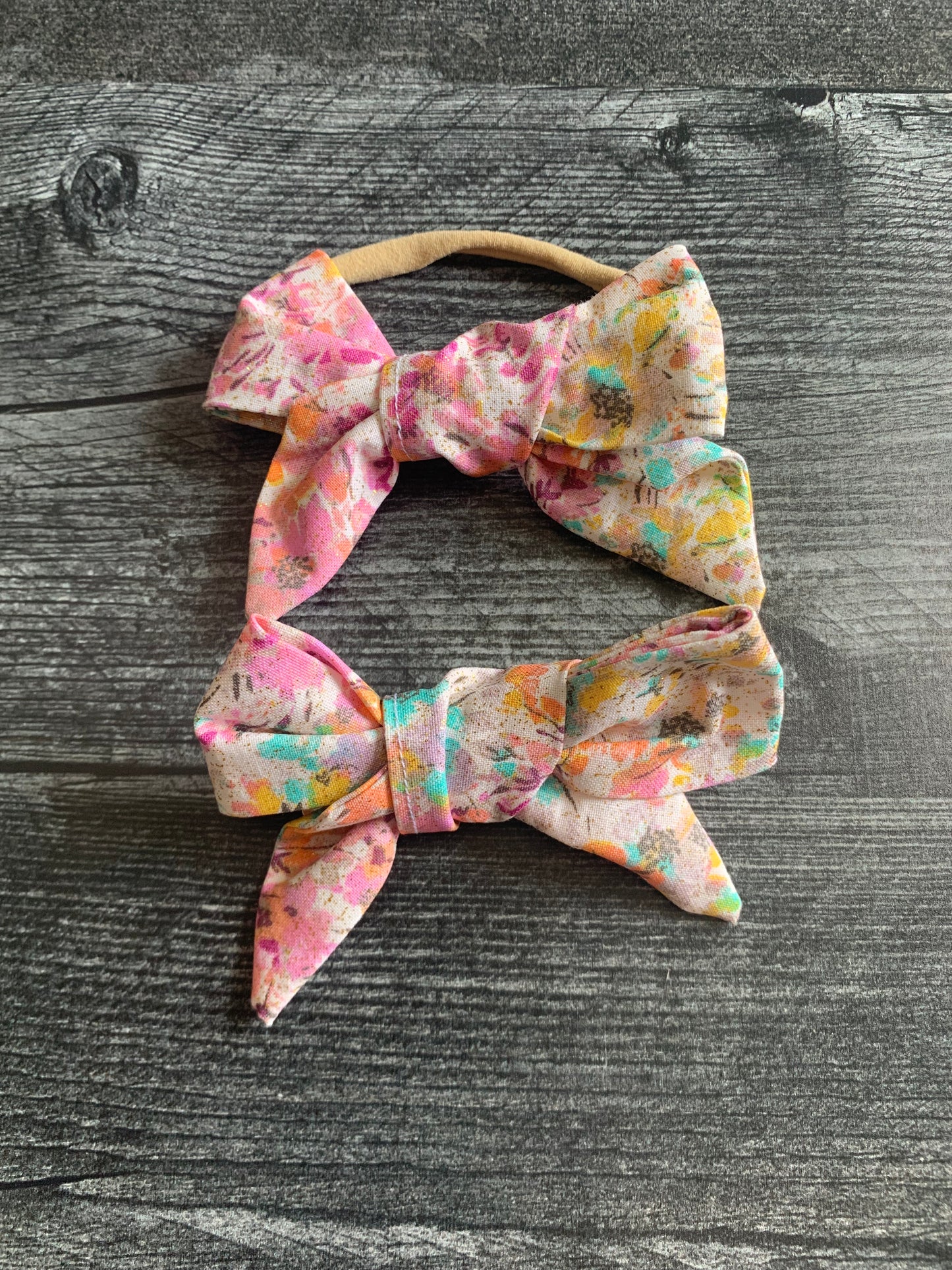 Sparkly Floral - Hair Bows