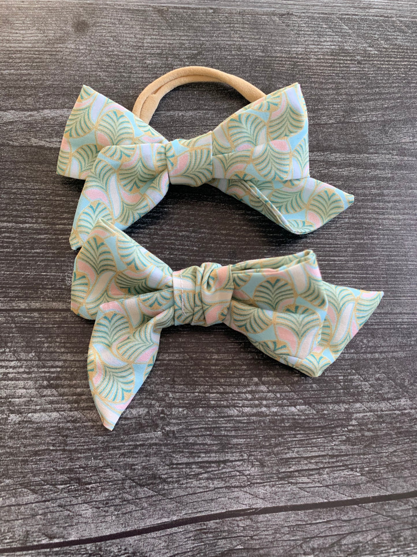 Geometric Pastels - Hair Bows