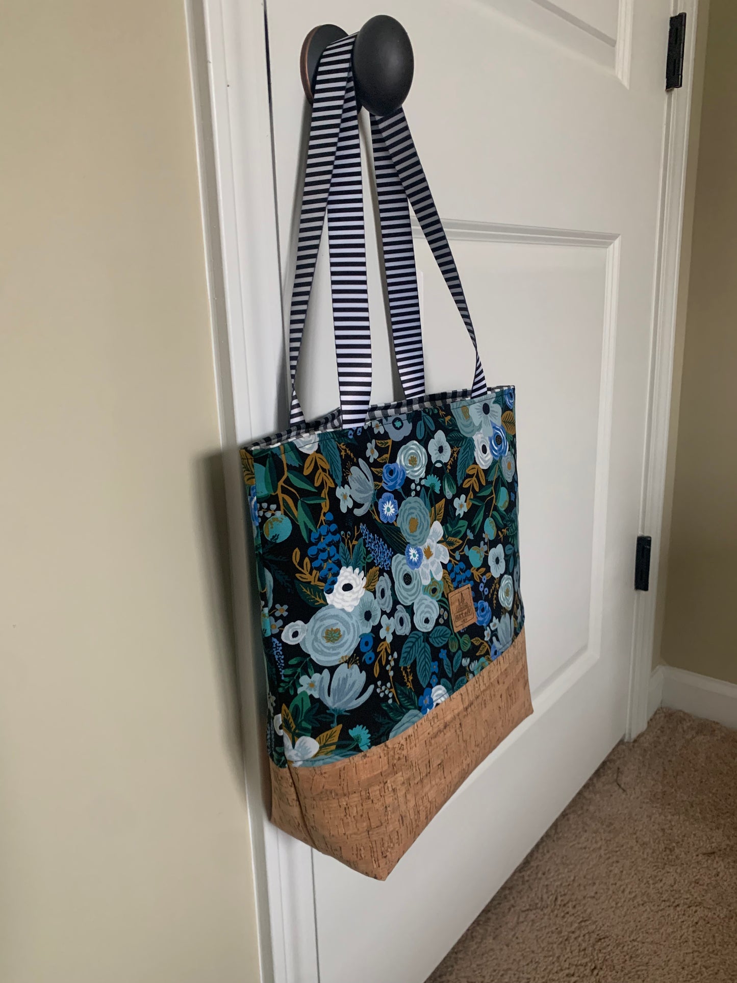 Garden Party Blue - Martes Tote
