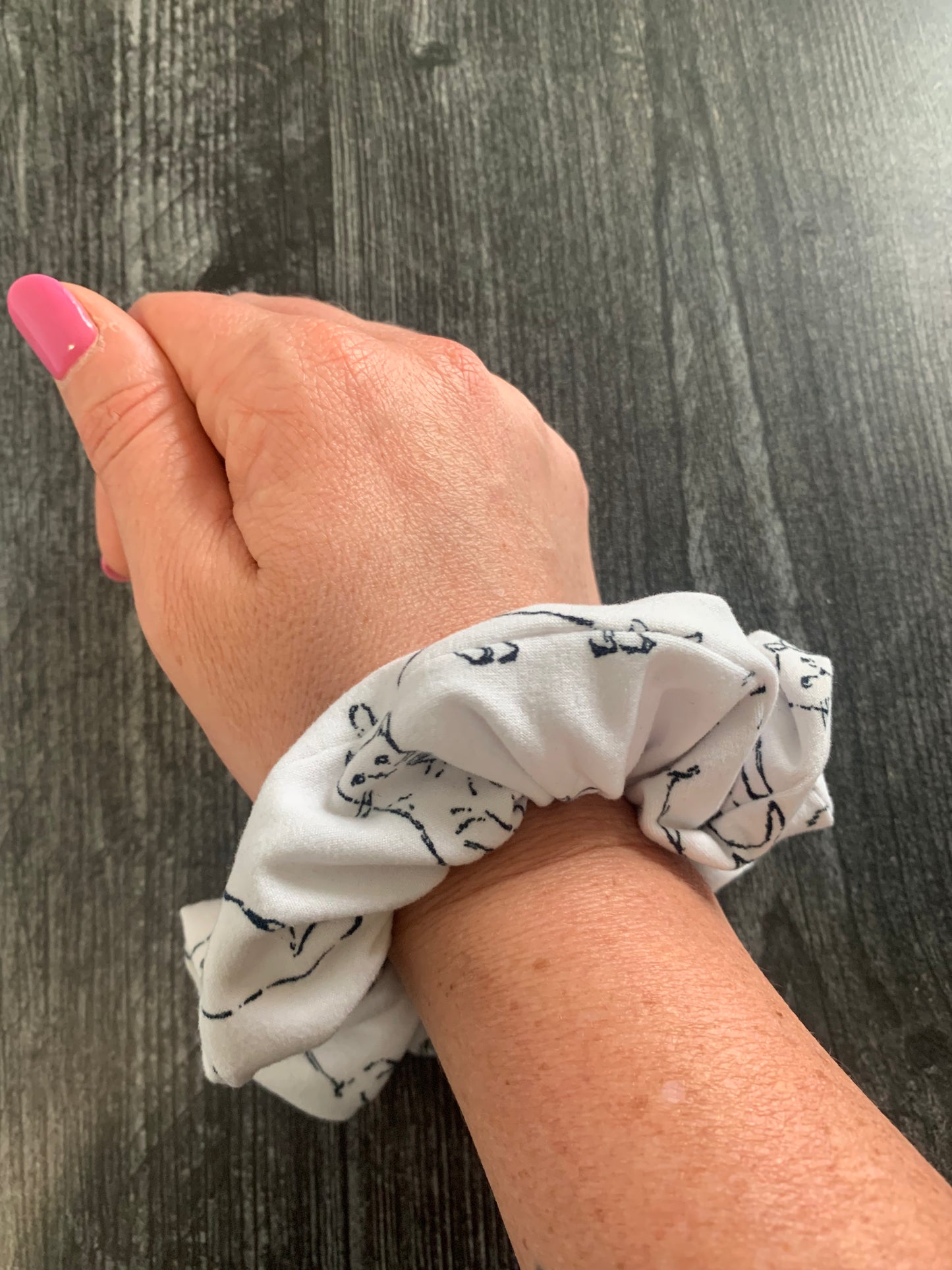 Cats - Knit Scrunchie