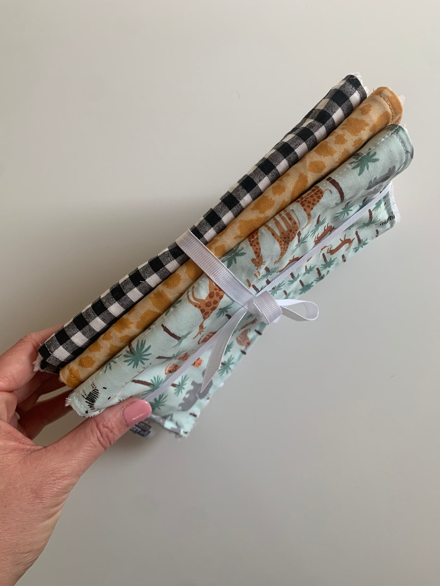 Safari - Burp Cloth Set