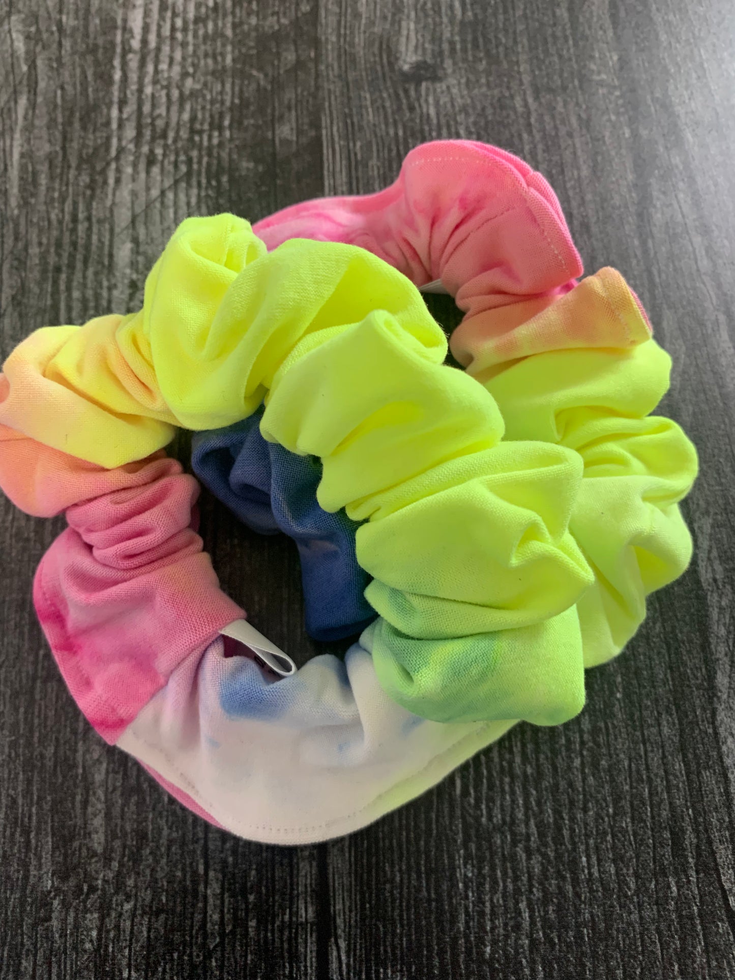 Tie-Dye - Knit Scrunchie