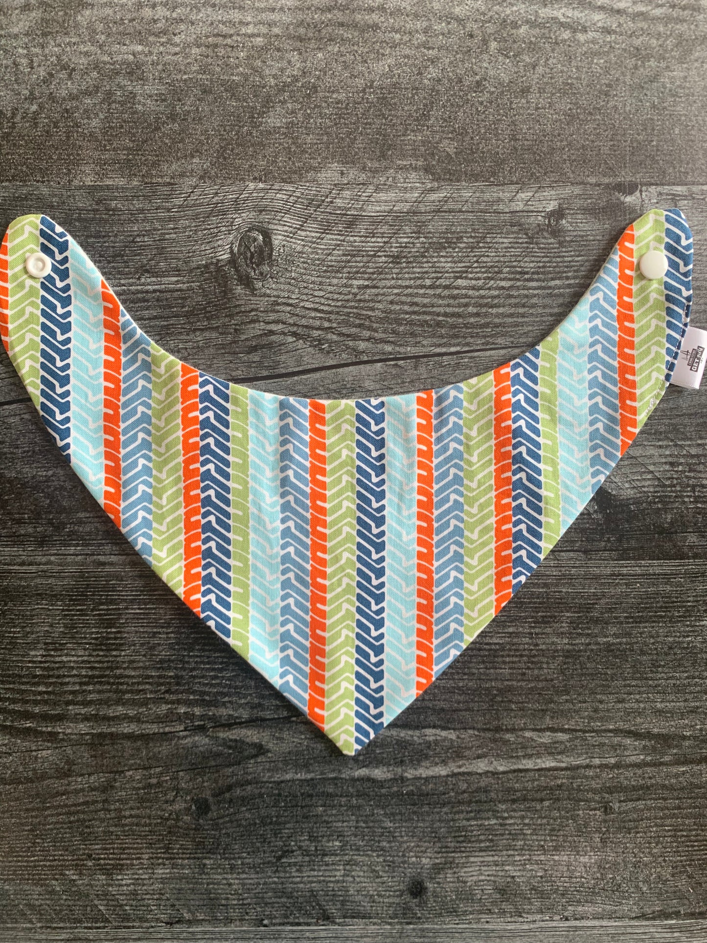 Tire Tracks - Infant/Toddler Bandana Bib