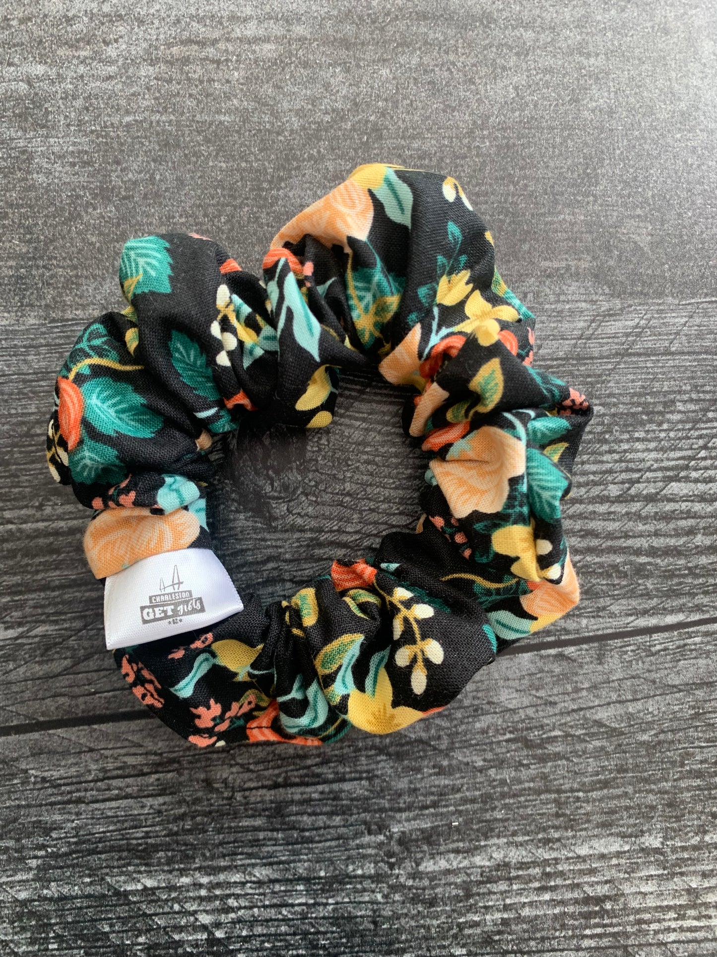 Birch Black - Cotton Scrunchie