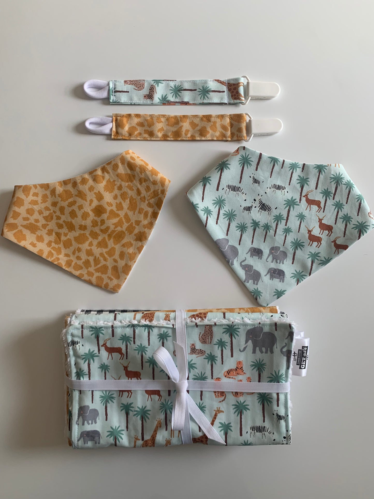 Safari - Burp Cloth Set