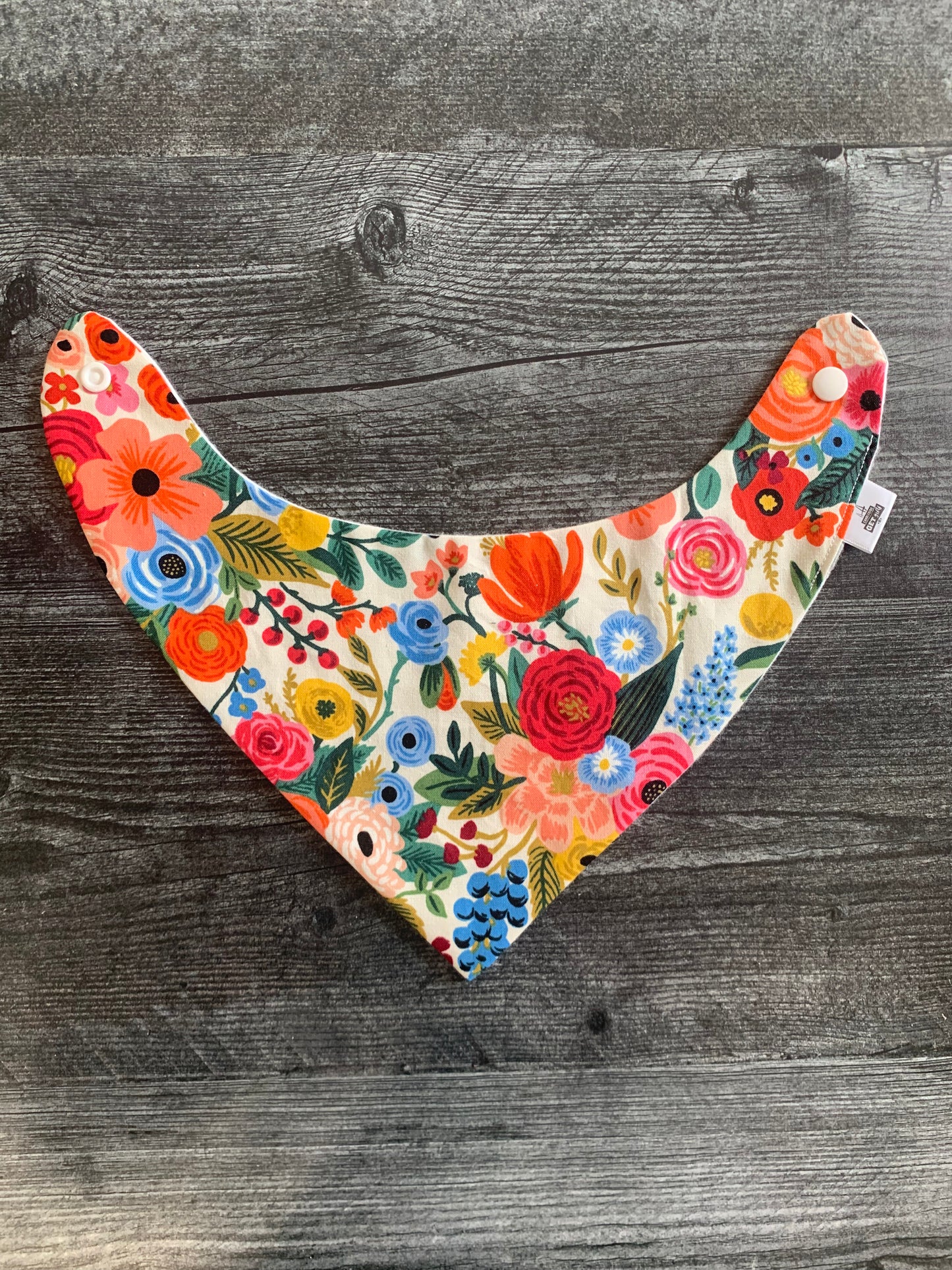 Garden Party Cream - Infant/Toddler Bandana Bib
