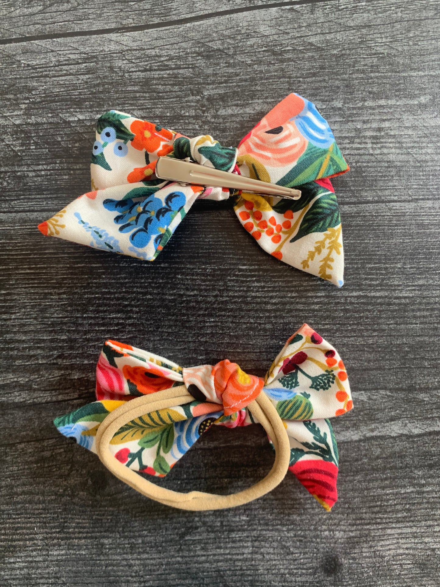 Garden Party Cream - Hair Bows