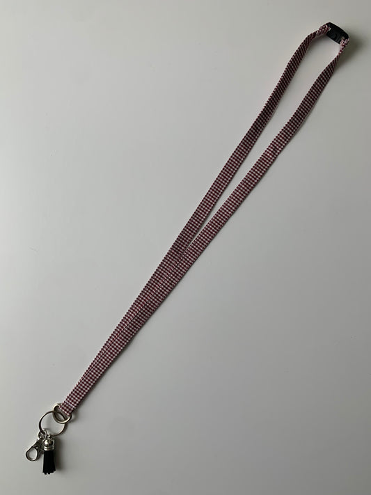 Garnet Gingham - Lanyard