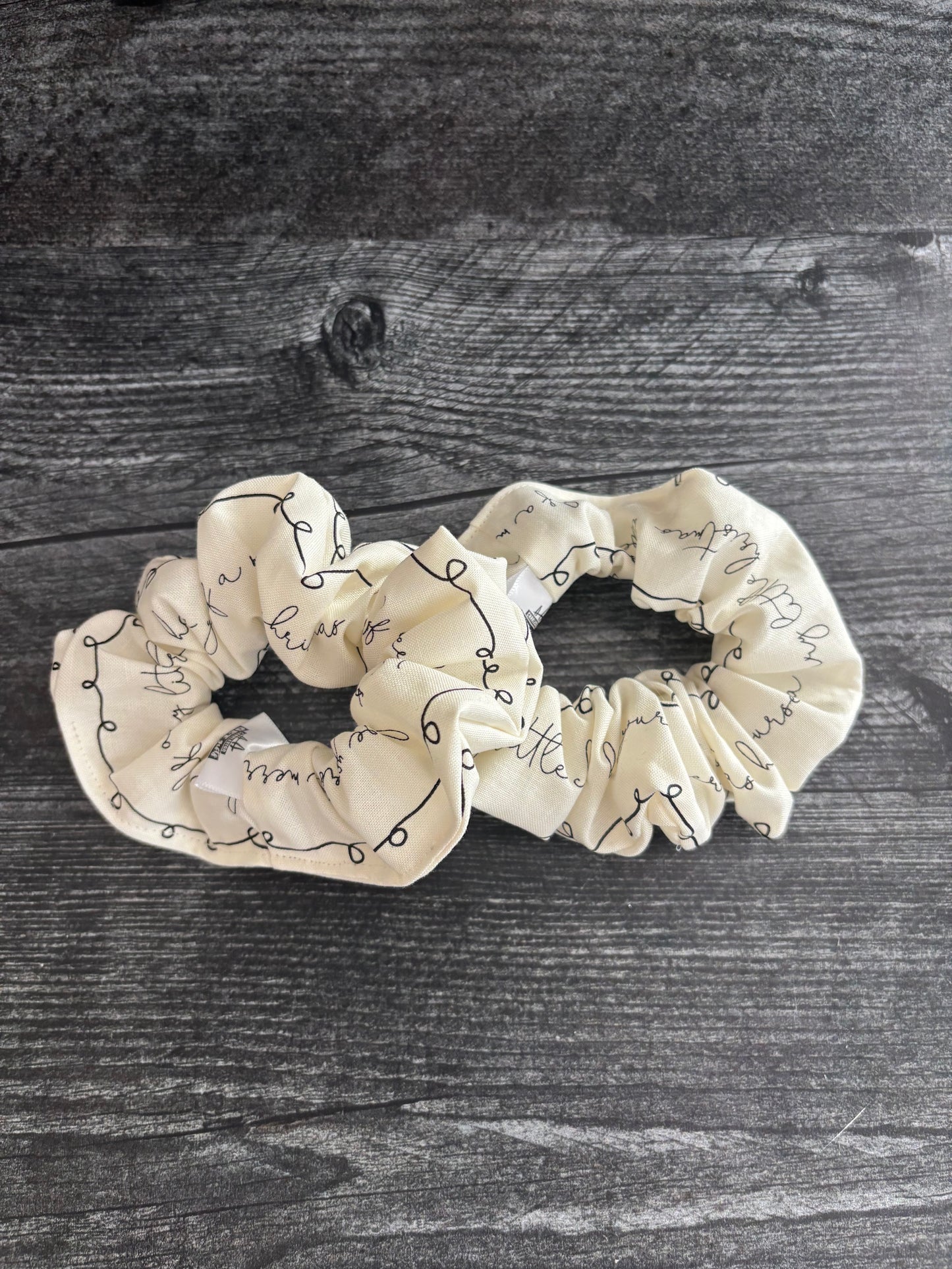 Have Yourself a Merry Little Christmas - Cotton Scrunchie