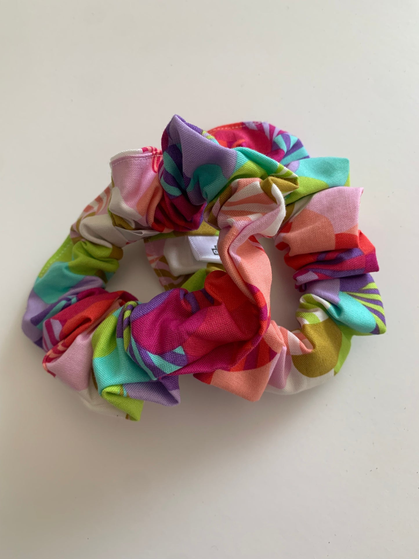 Colorful Fans - Cotton Scrunchie