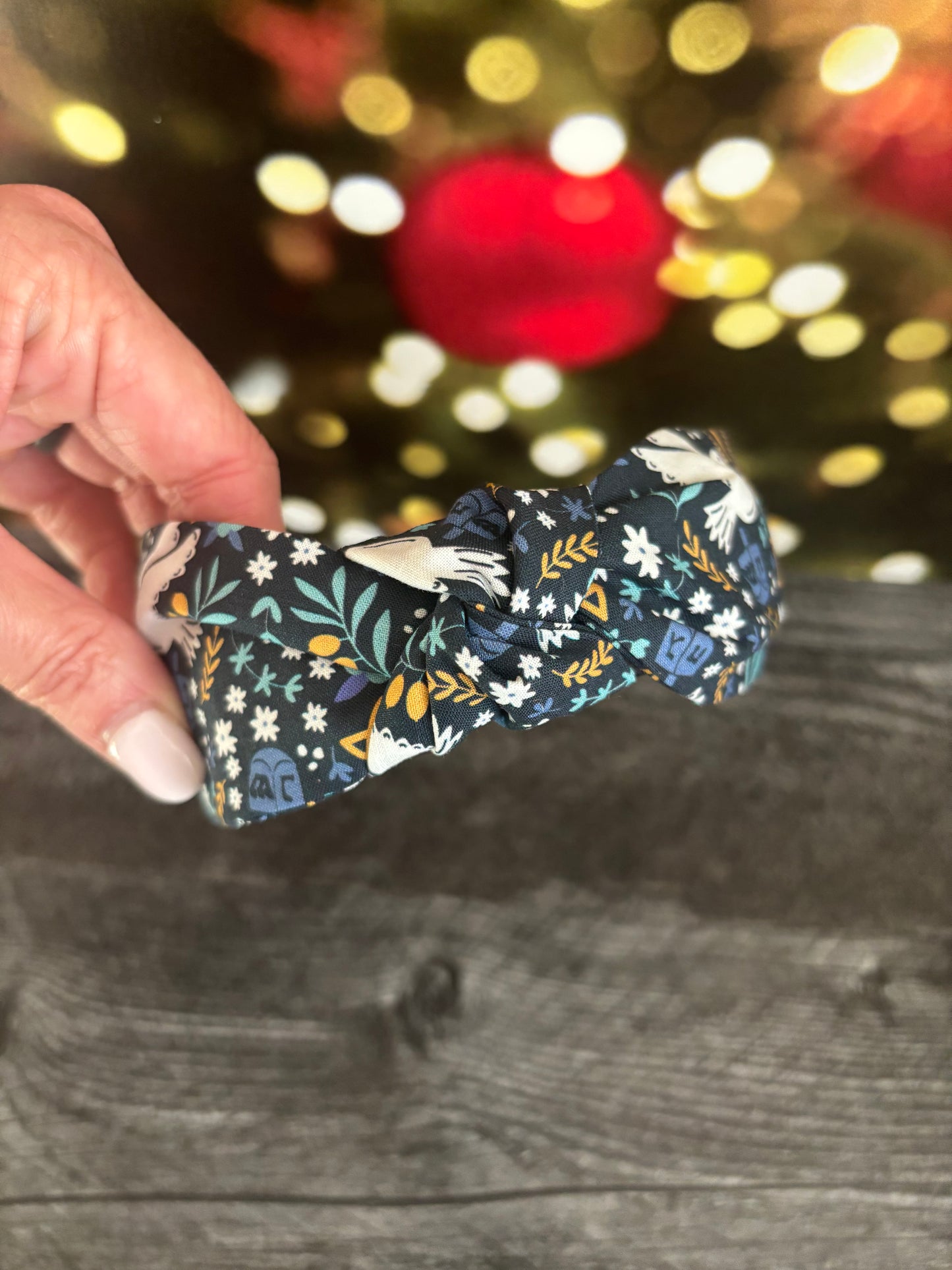 Happy Hanukkah Menorahs - Knotted Headband