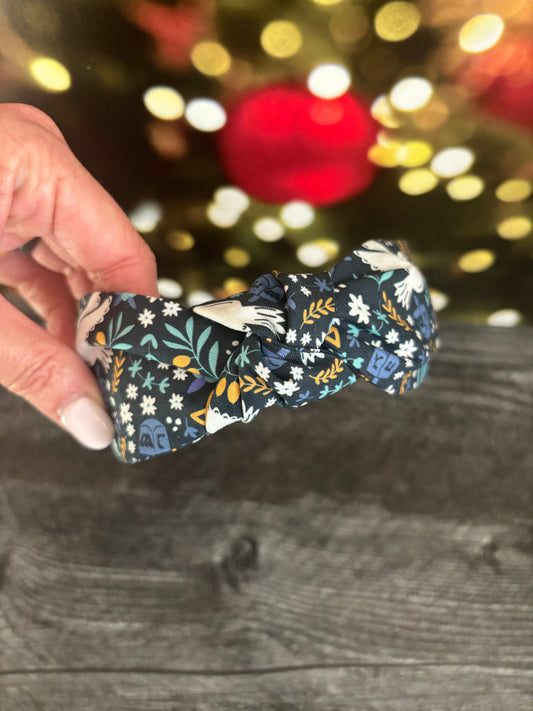 Happy Hanukkah Menorahs - Knotted Headband
