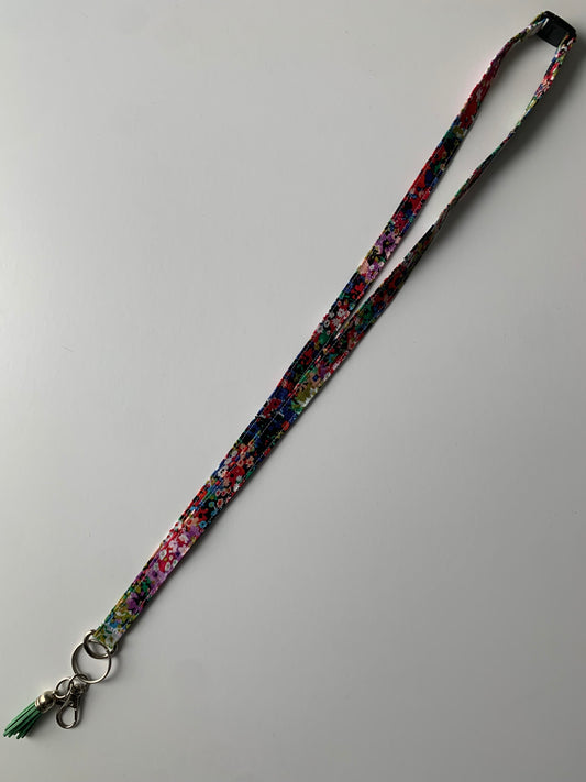 Abstract Floral - Lanyard