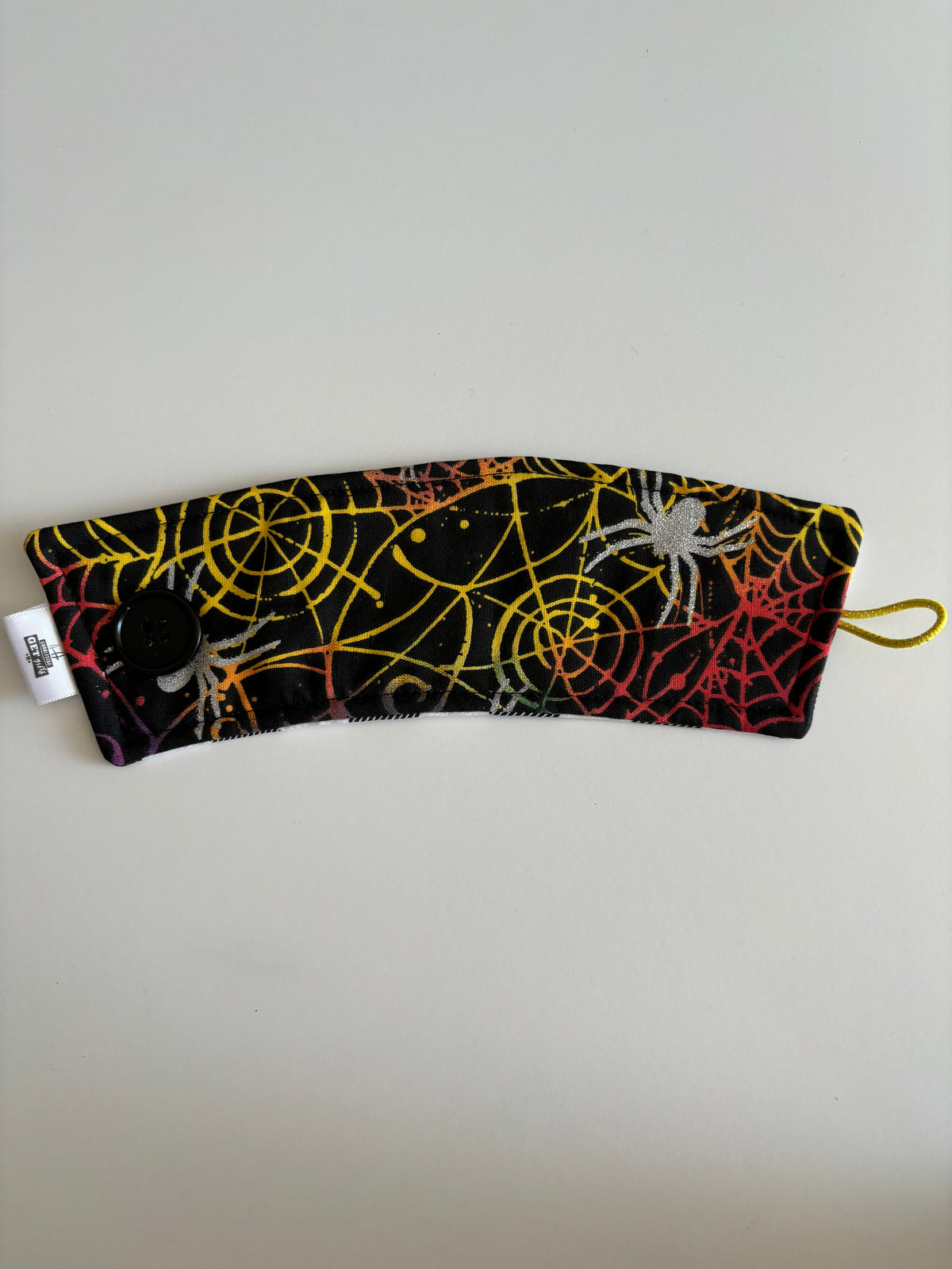 Sparkly Spiderwebs - Reusable Coffee Sleeve