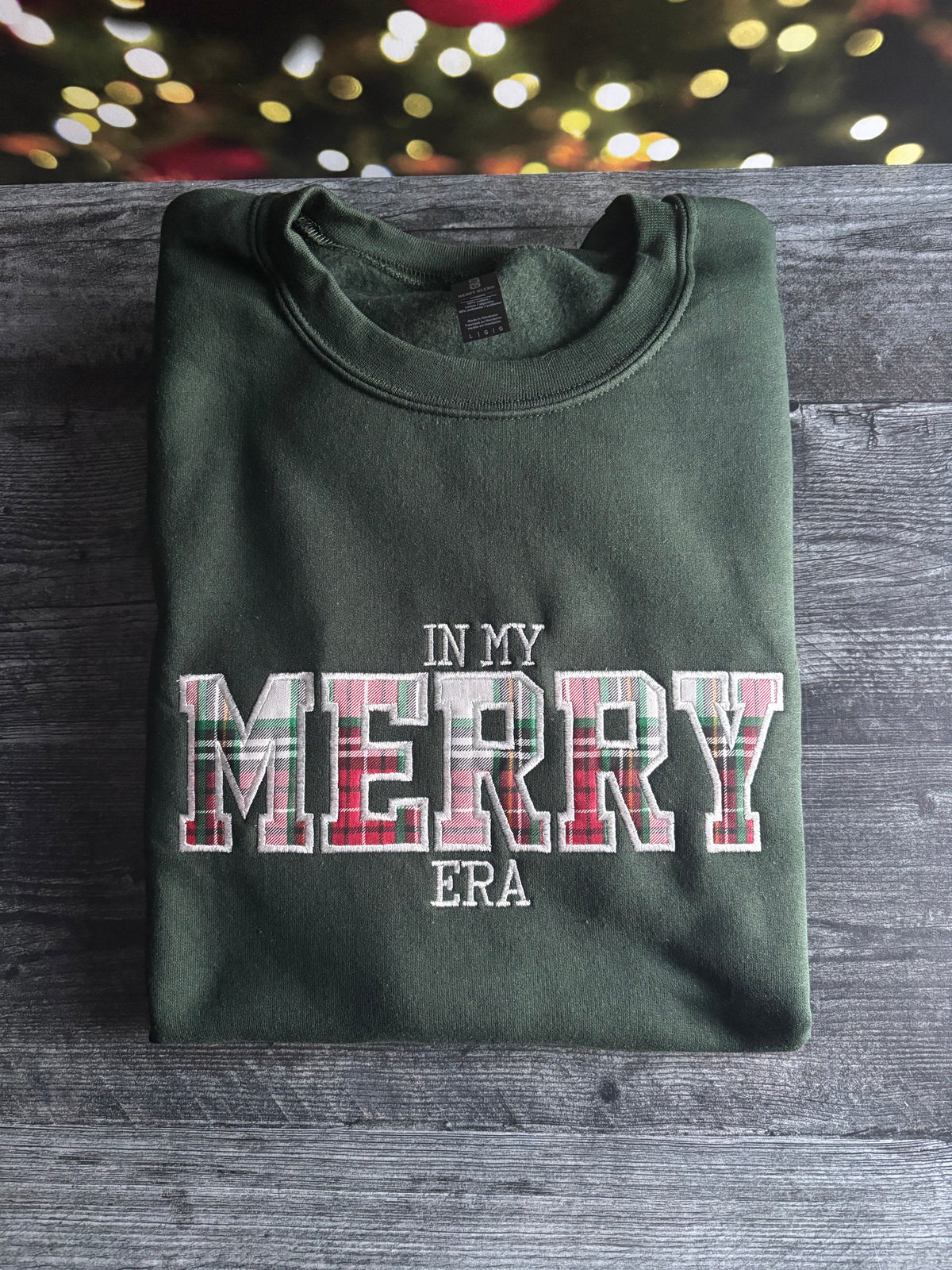 In My Merry Era - Custom Appliqué Sweatshirt