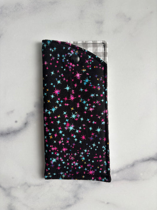 Stardust on Black - Glasses Case