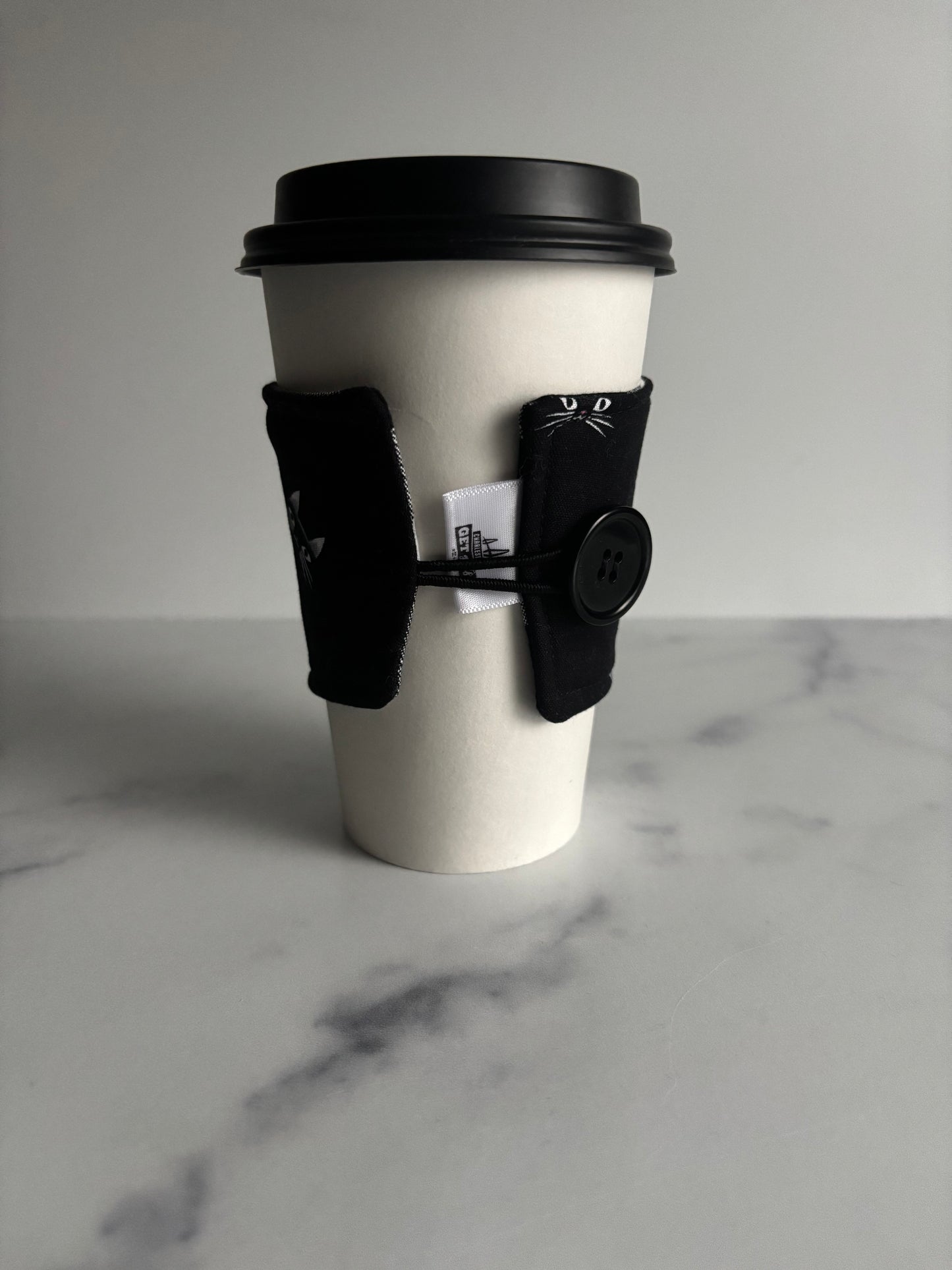 Secret Cats - Reusable Coffee Sleeve