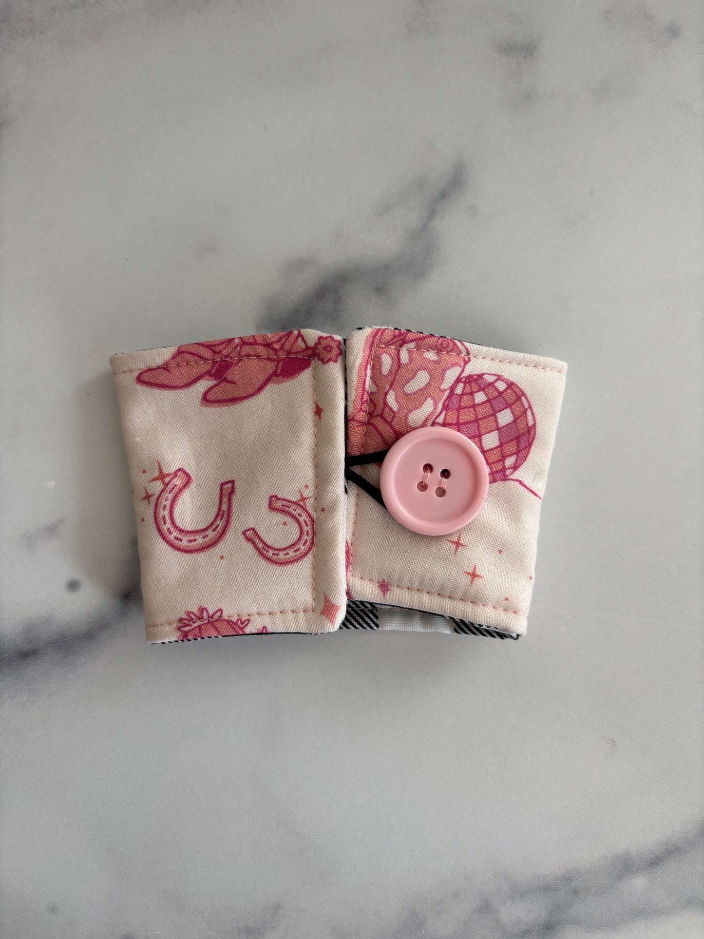 Disco Cowgirl - Reusable Coffee Sleeve