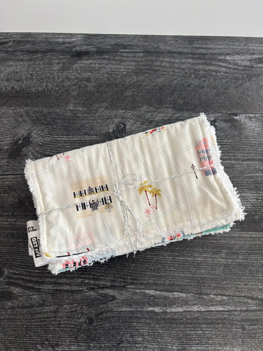 Rainbow Row - Burp Cloth Set