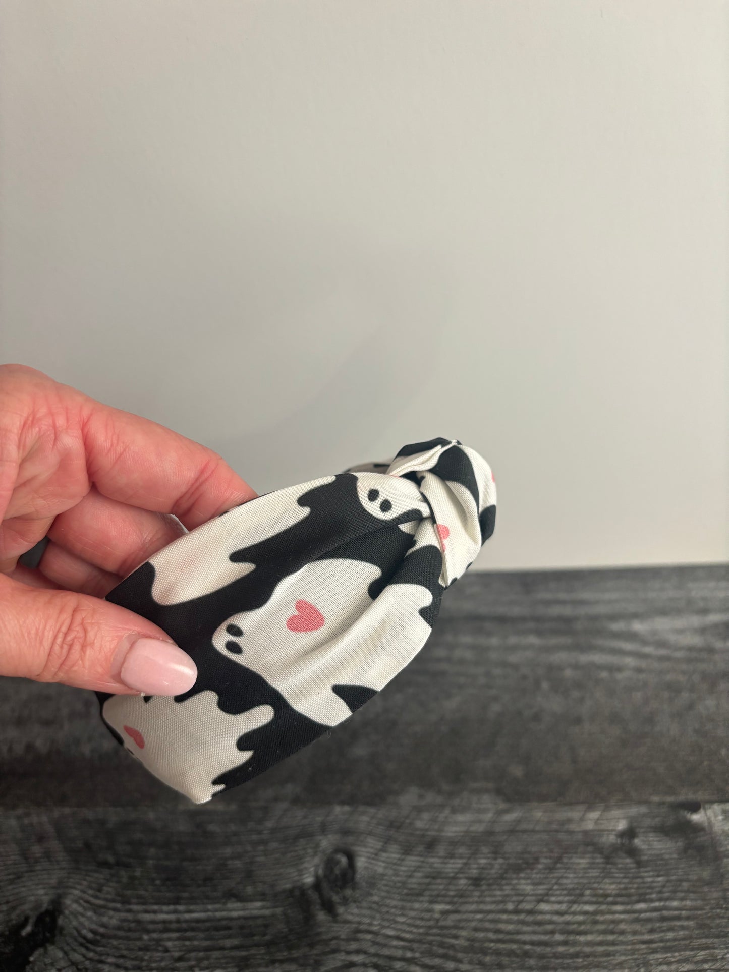 Ghosts and Hearts - Knotted Headband