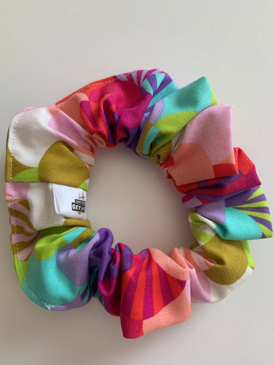 Colorful Fans - Cotton Scrunchie