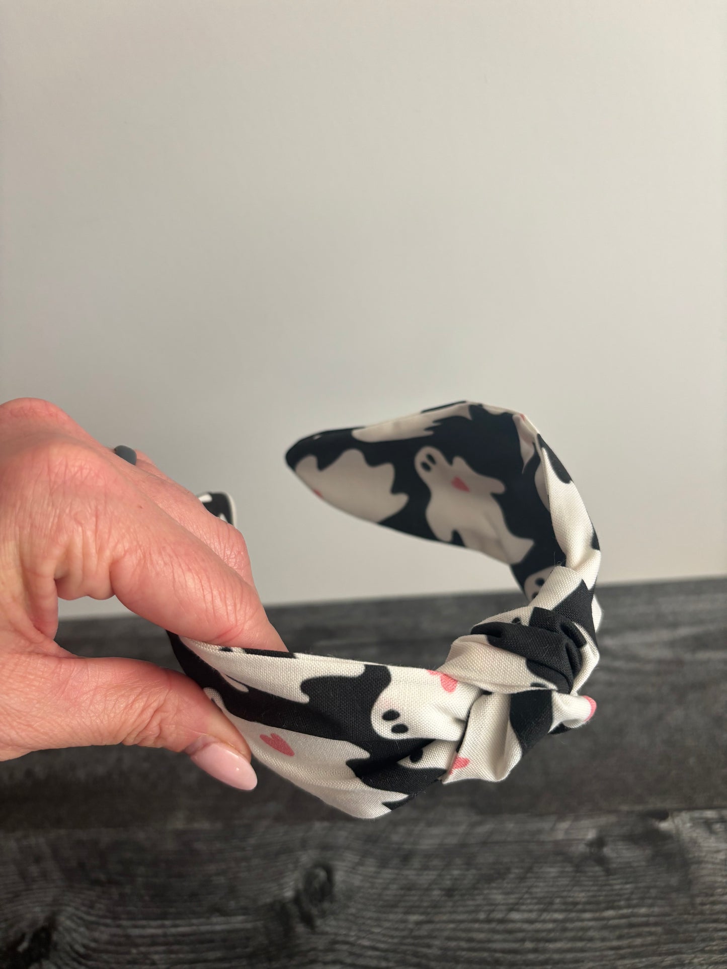 Ghosts and Hearts - Knotted Headband