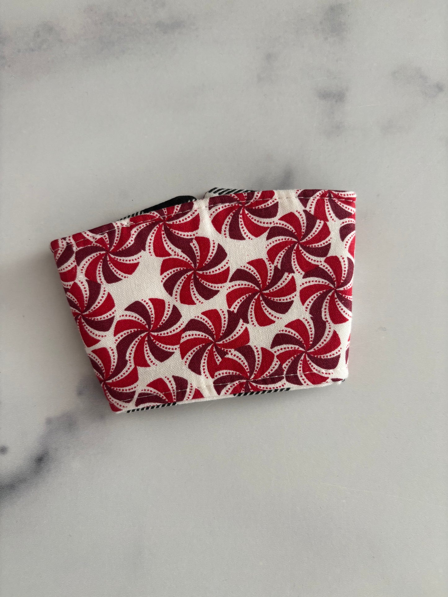 Peppermint Party - Reusable Coffee Sleeve