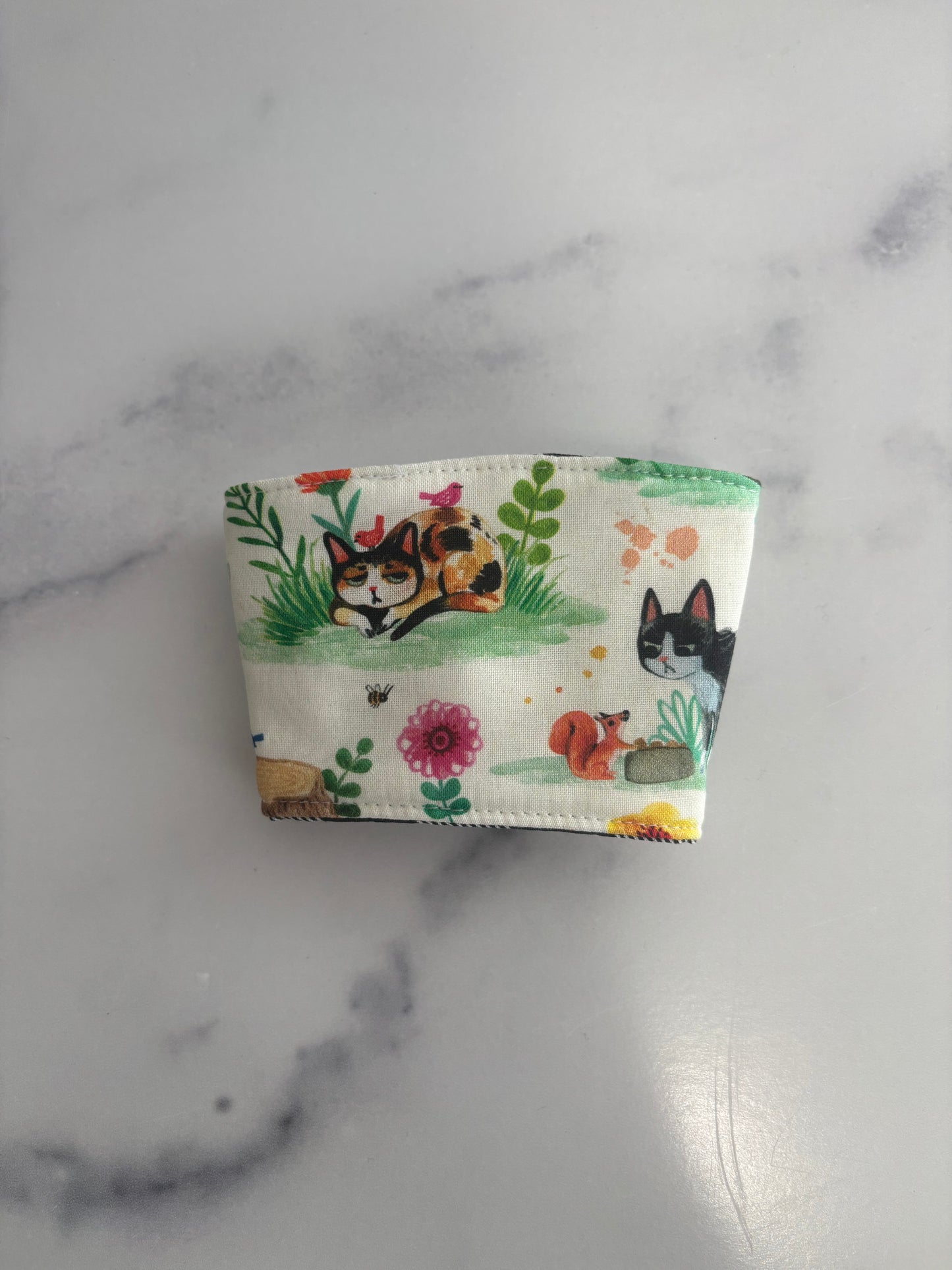 Caturdays - Reusable Coffee Sleeve