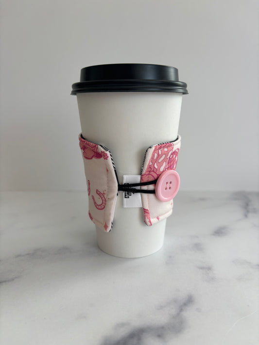 Disco Cowgirl - Reusable Coffee Sleeve
