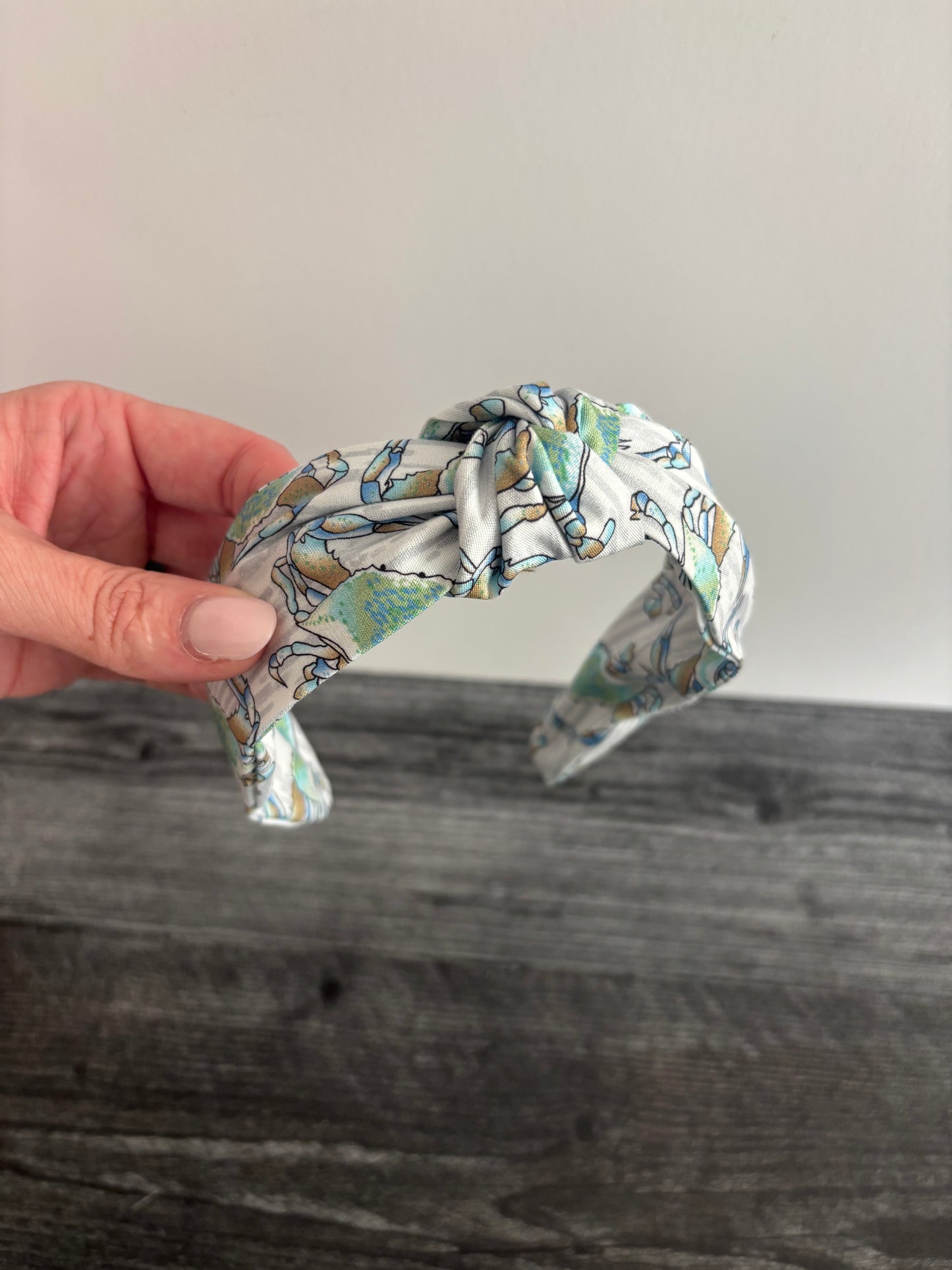 Blue Crab - Knotted Headband
