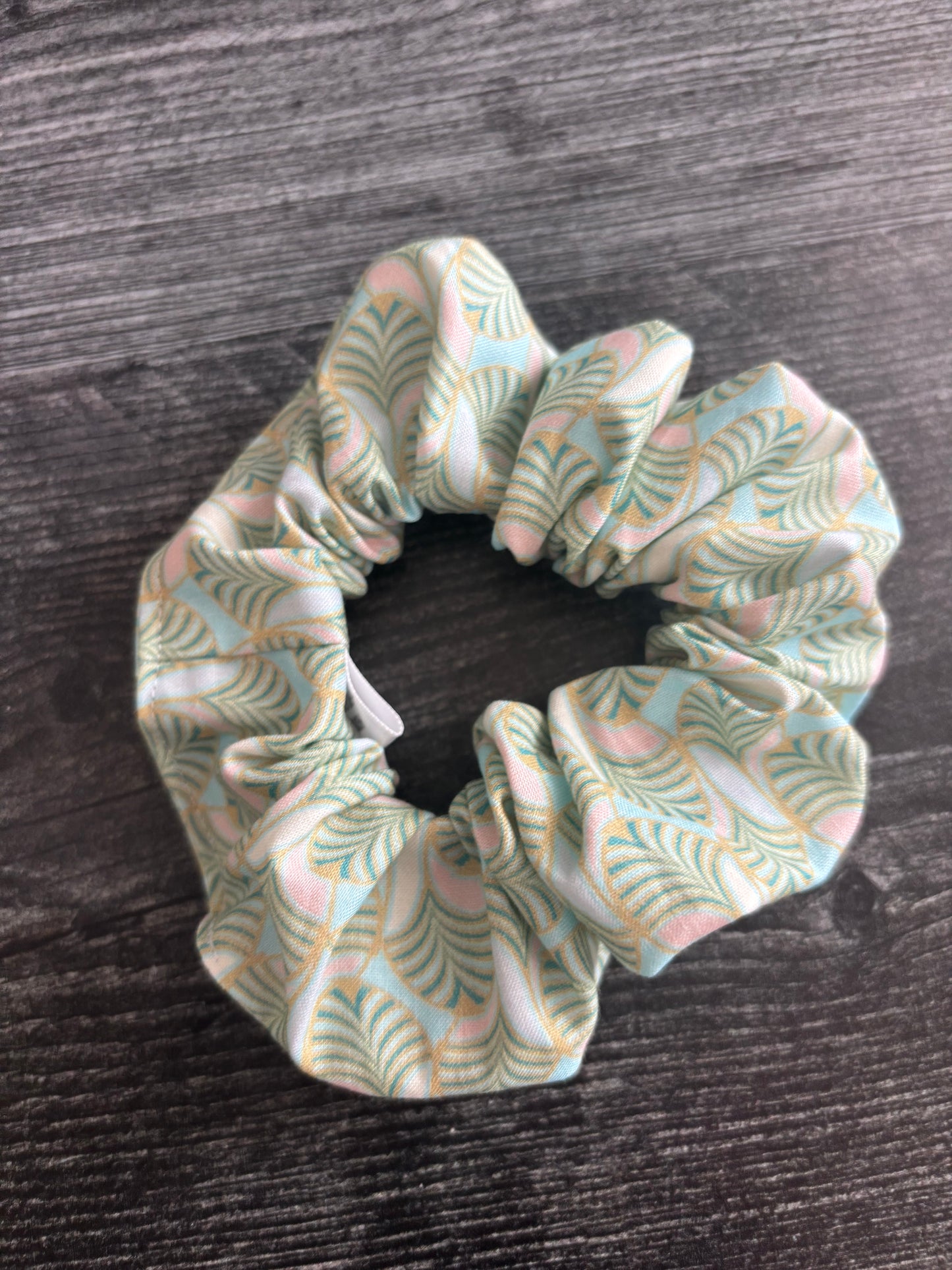 Geometric Pastels - Cotton Scrunchie