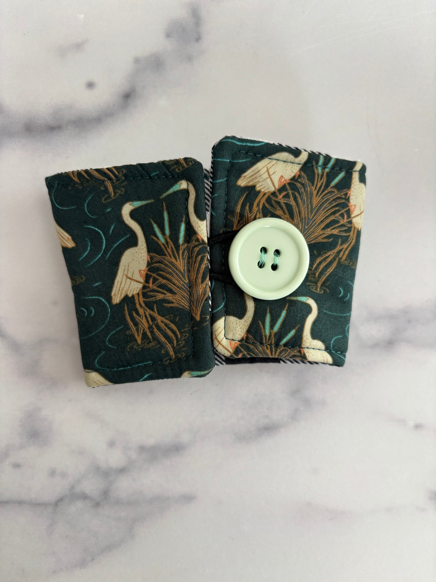 Dancing Egrets - Reusable Coffee Sleeve