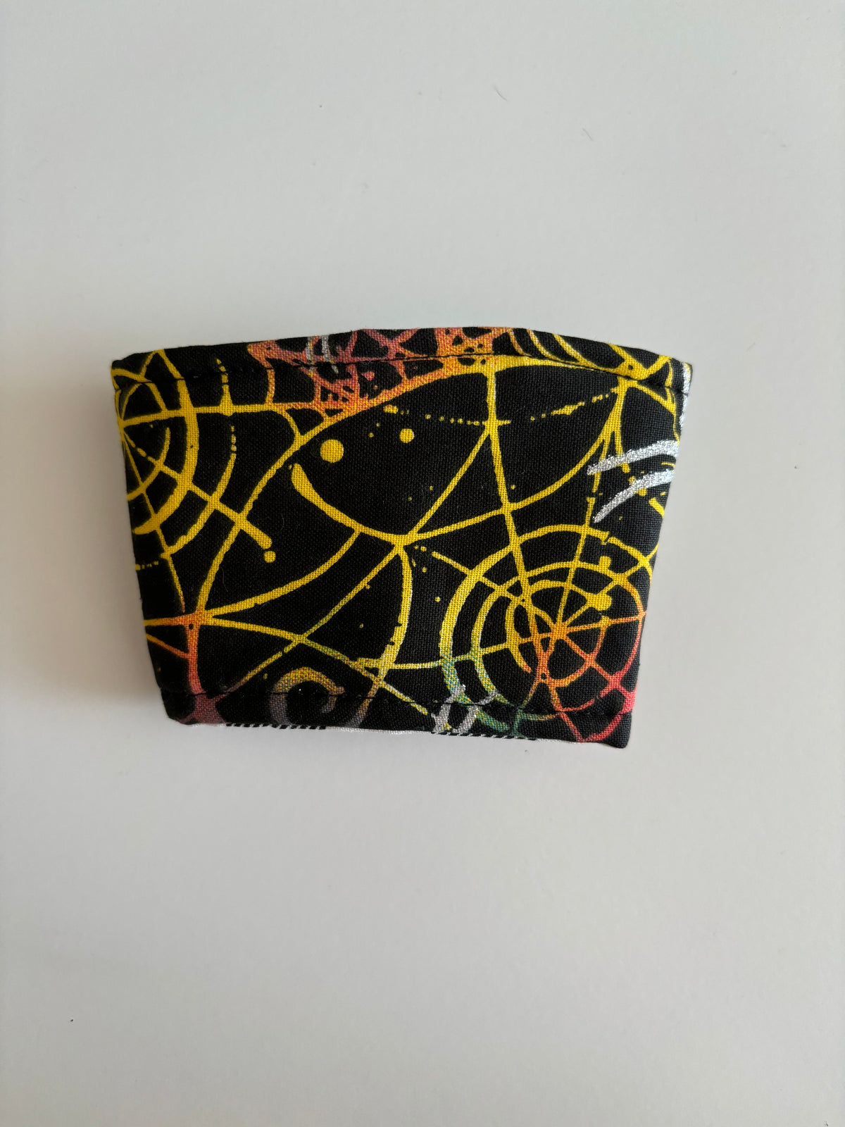 Sparkly Spiderwebs - Reusable Coffee Sleeve