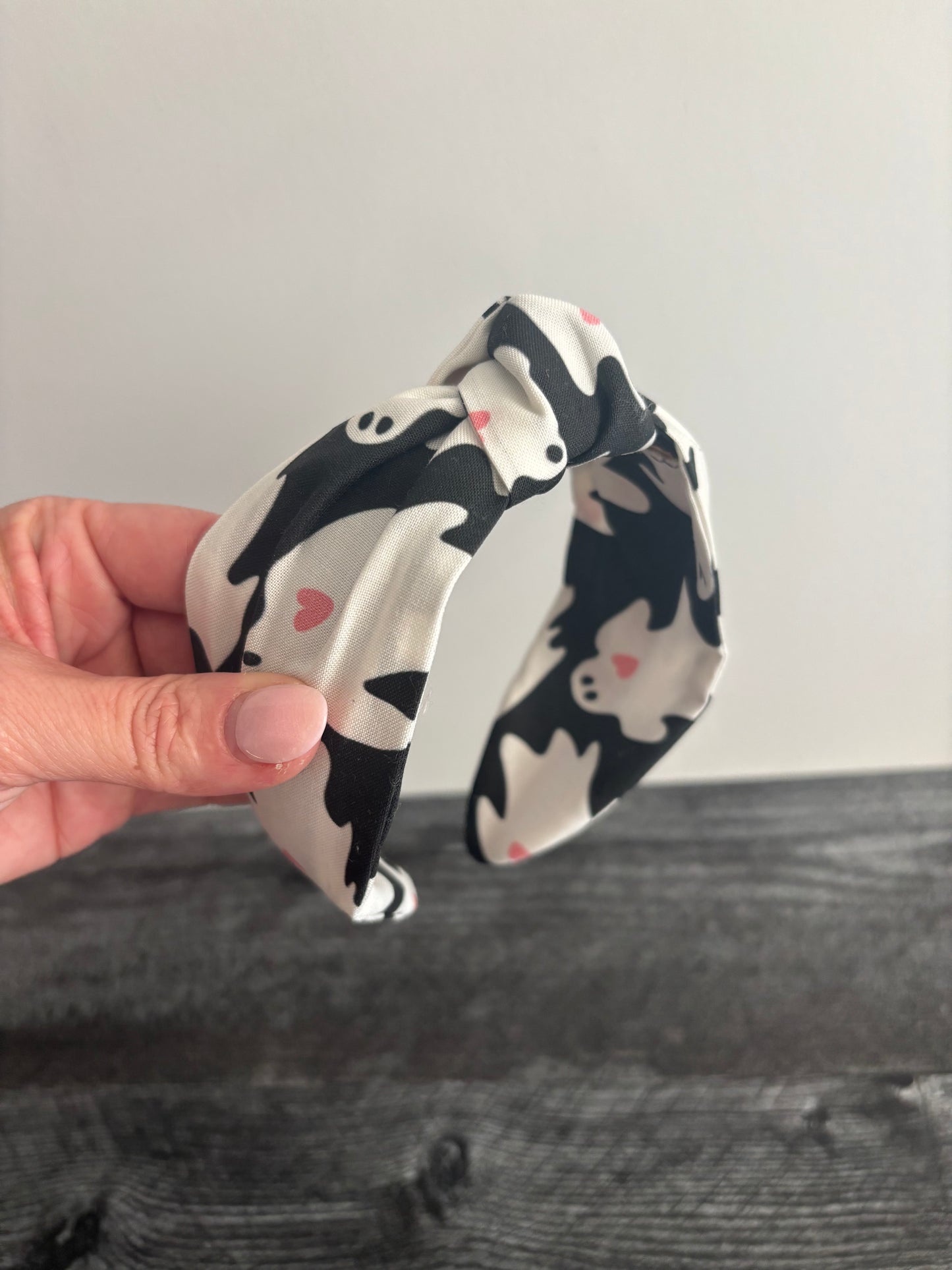 Ghosts and Hearts - Knotted Headband