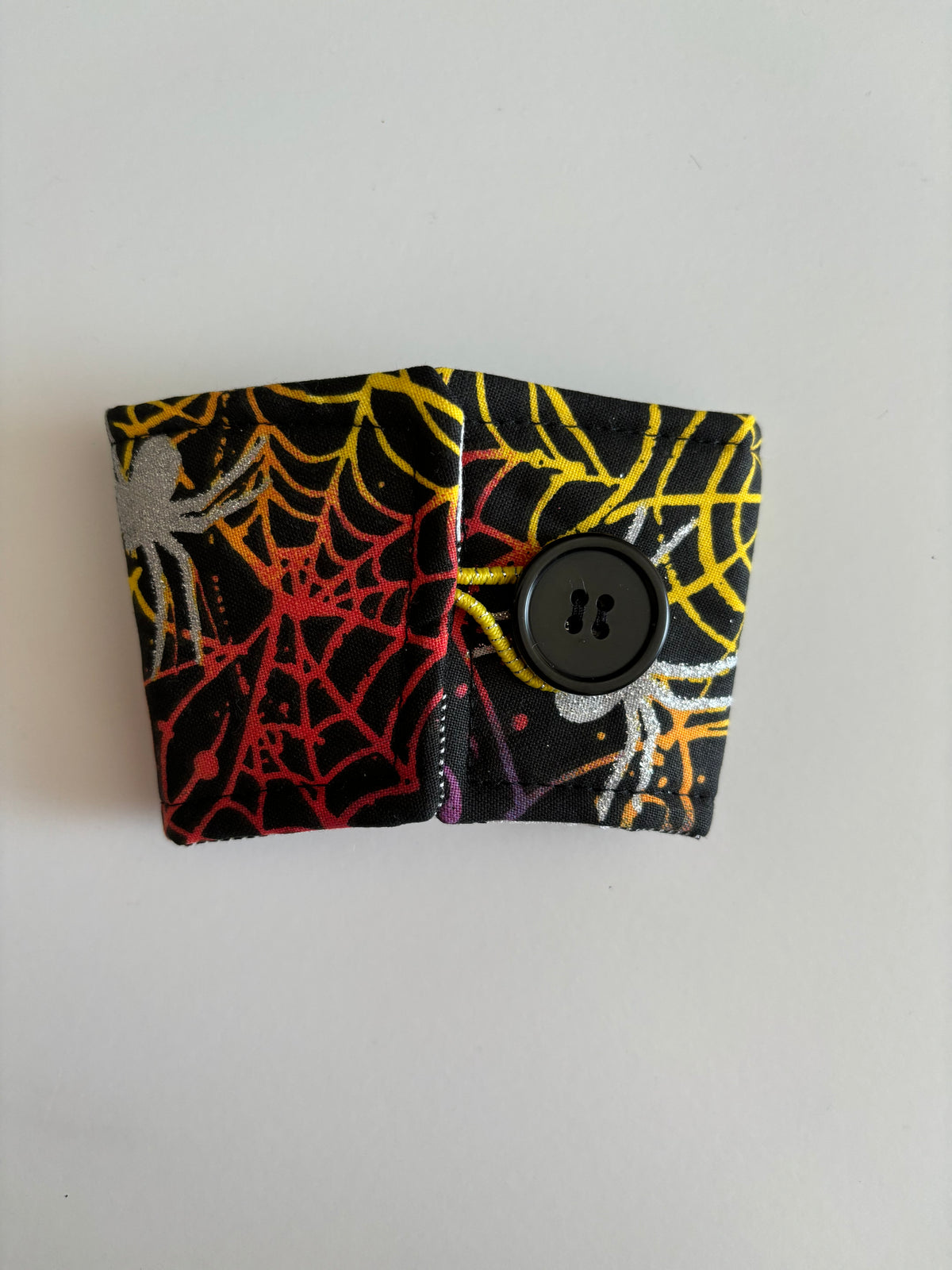 Sparkly Spiderwebs - Reusable Coffee Sleeve
